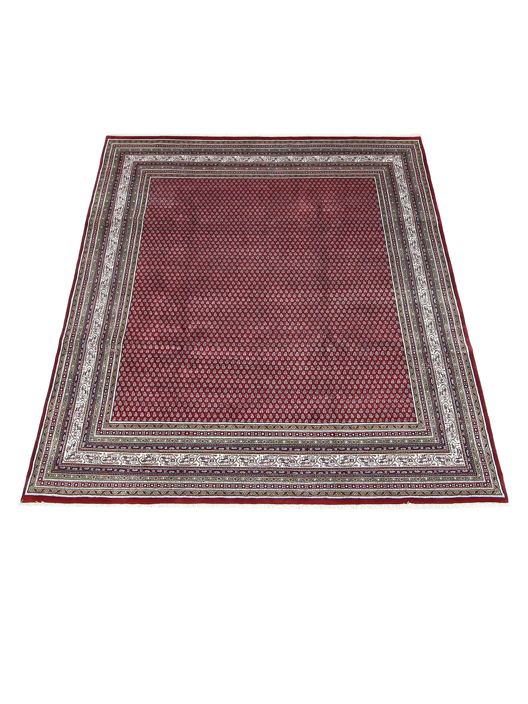 Mir Hand Knotted Red 8x10 - Image 2 of 4