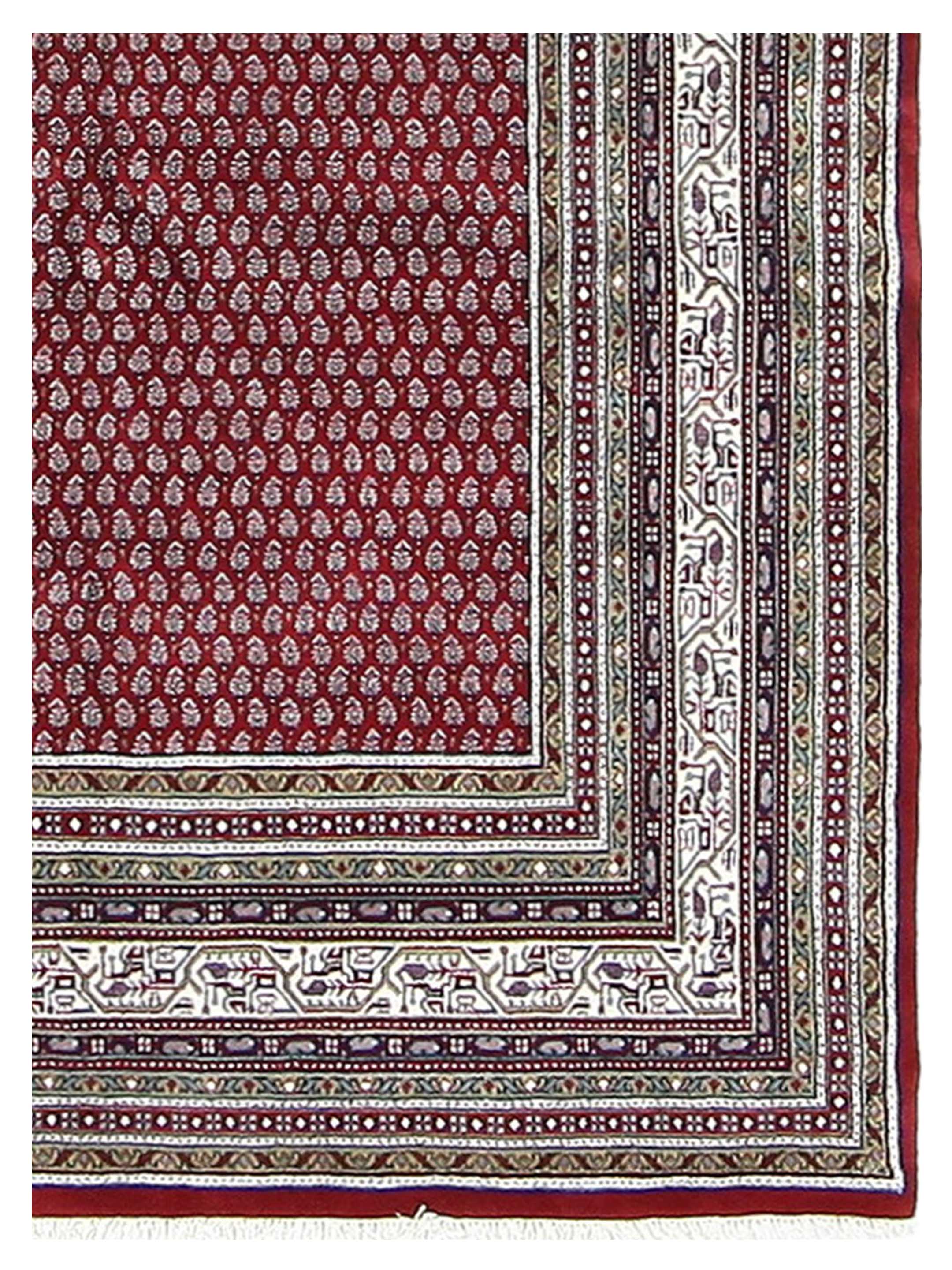 Mir Hand Knotted Red 8x10 - Image 3 of 4