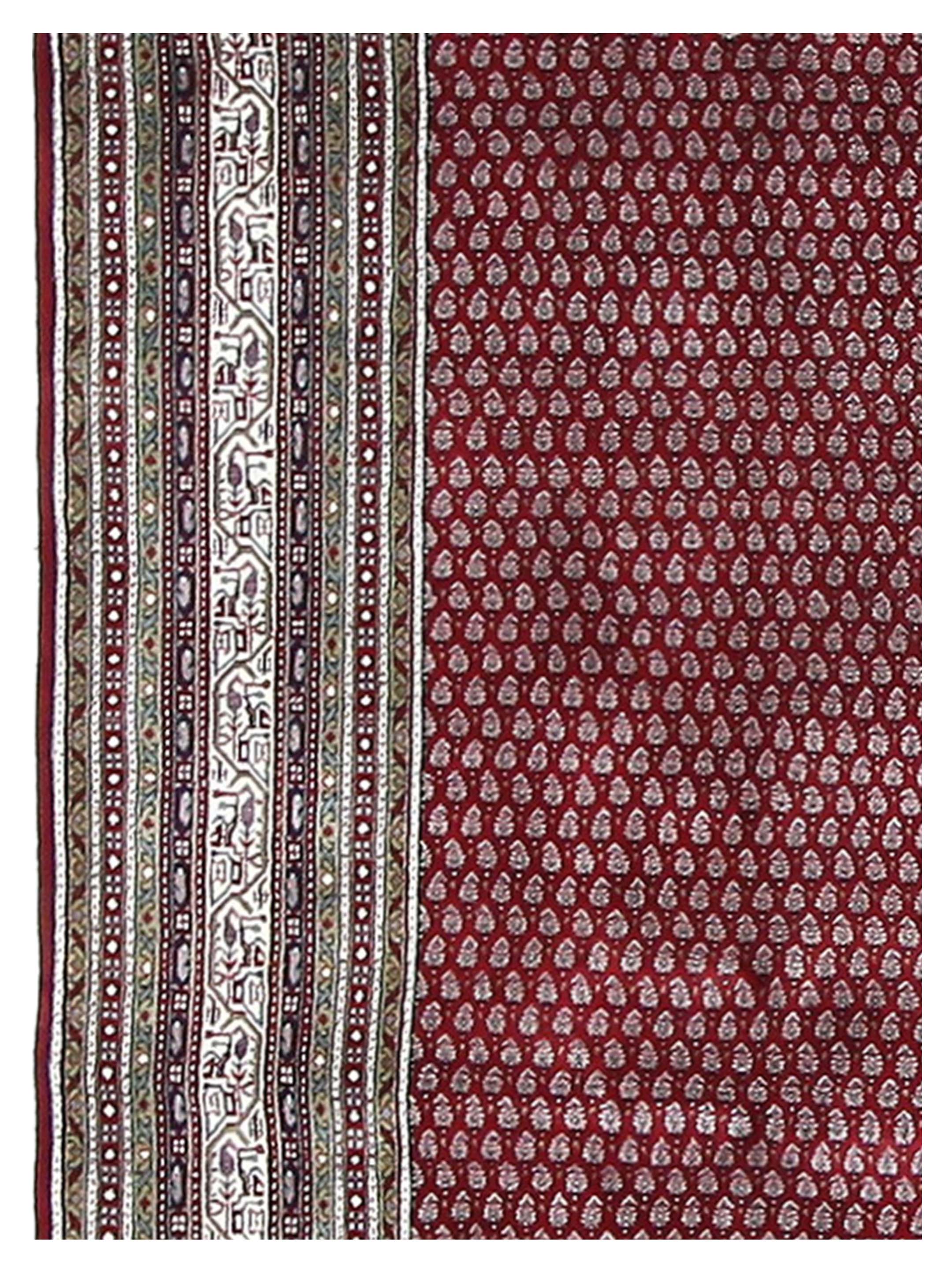 Mir Hand Knotted Red 8x10 - Image 4 of 4
