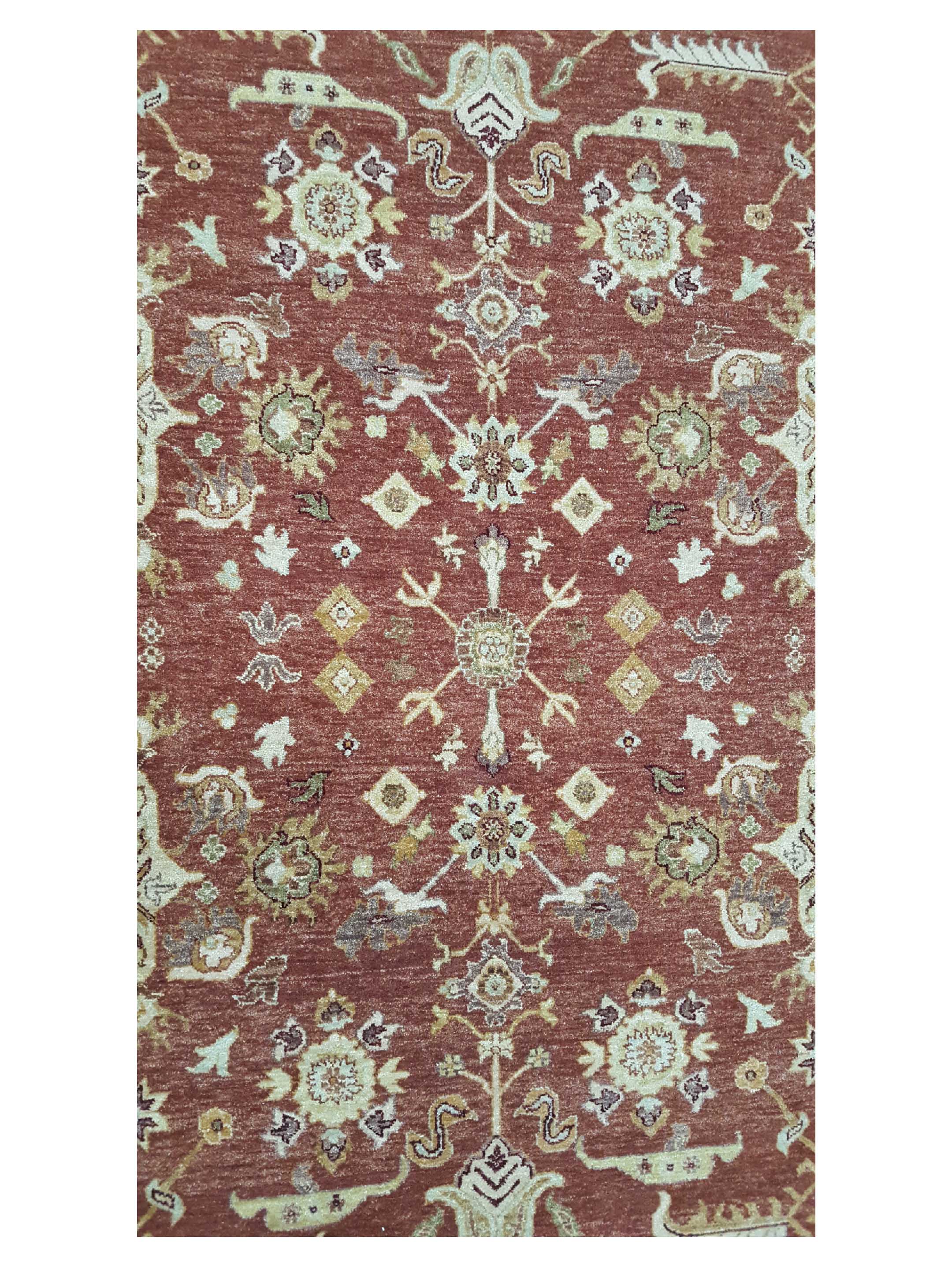 Maharaja Hand Knotted Rust 8x10 - Image 5 of 6