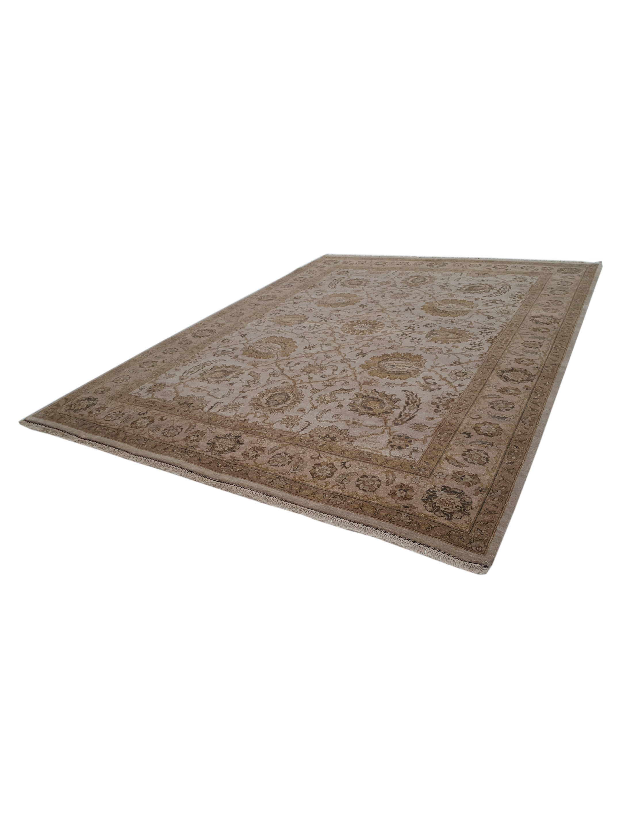 Maharaja Hand Knotted Beige 9x12 - Image 6 of 6