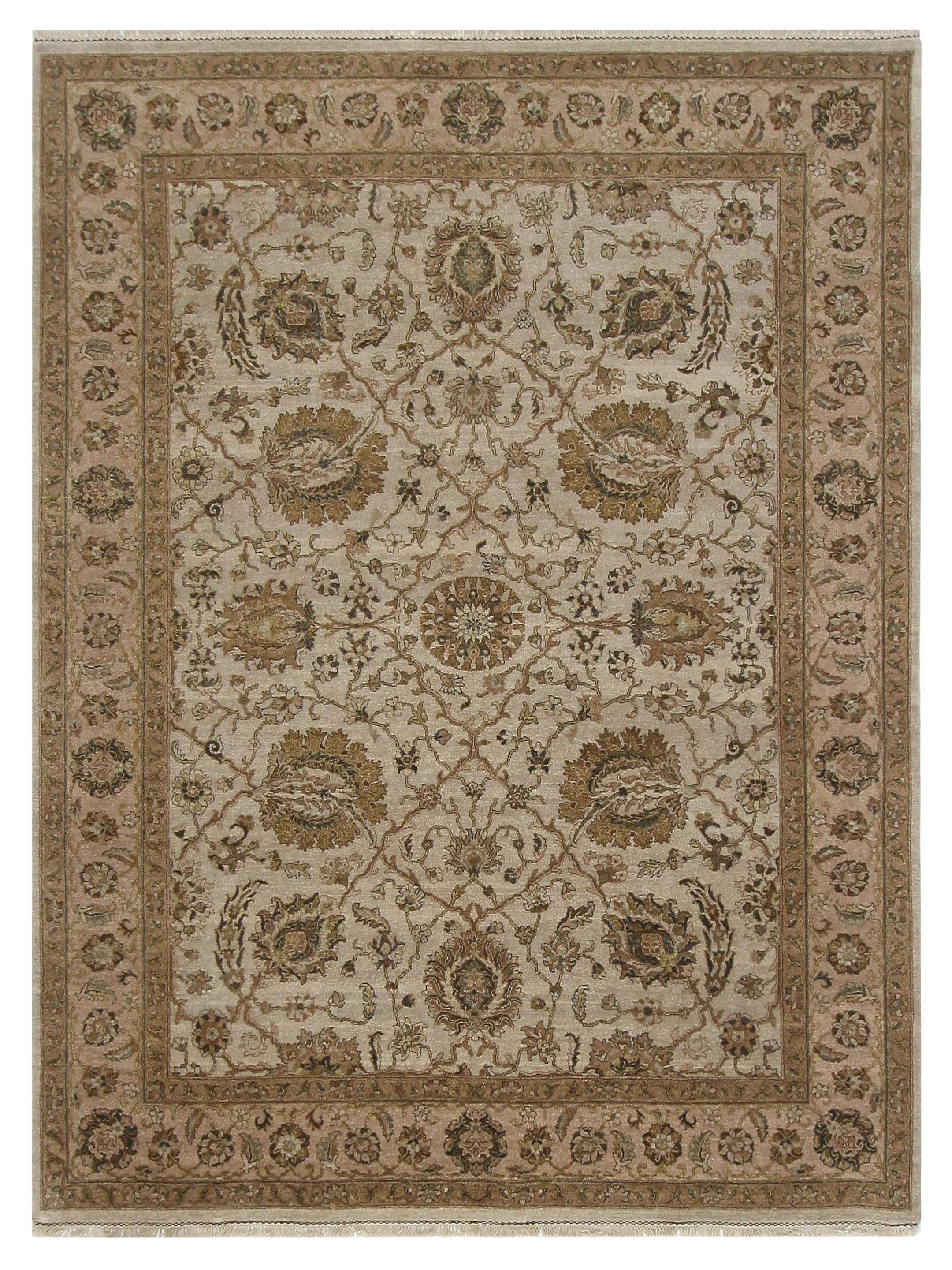 Maharaja Hand Knotted Beige 9x12