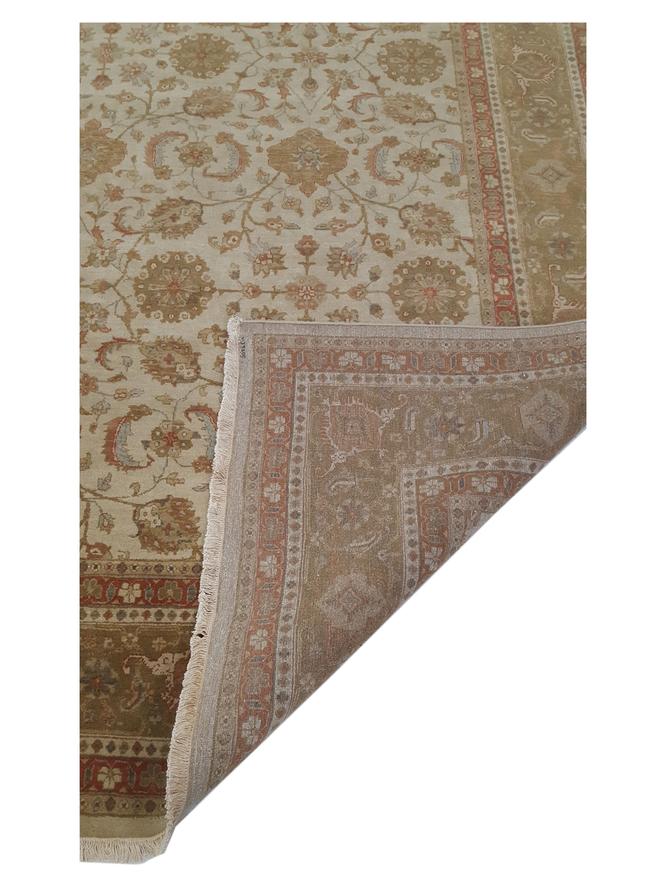 Maharaja Hand Knotted Beige 9x12 - Image 3 of 6