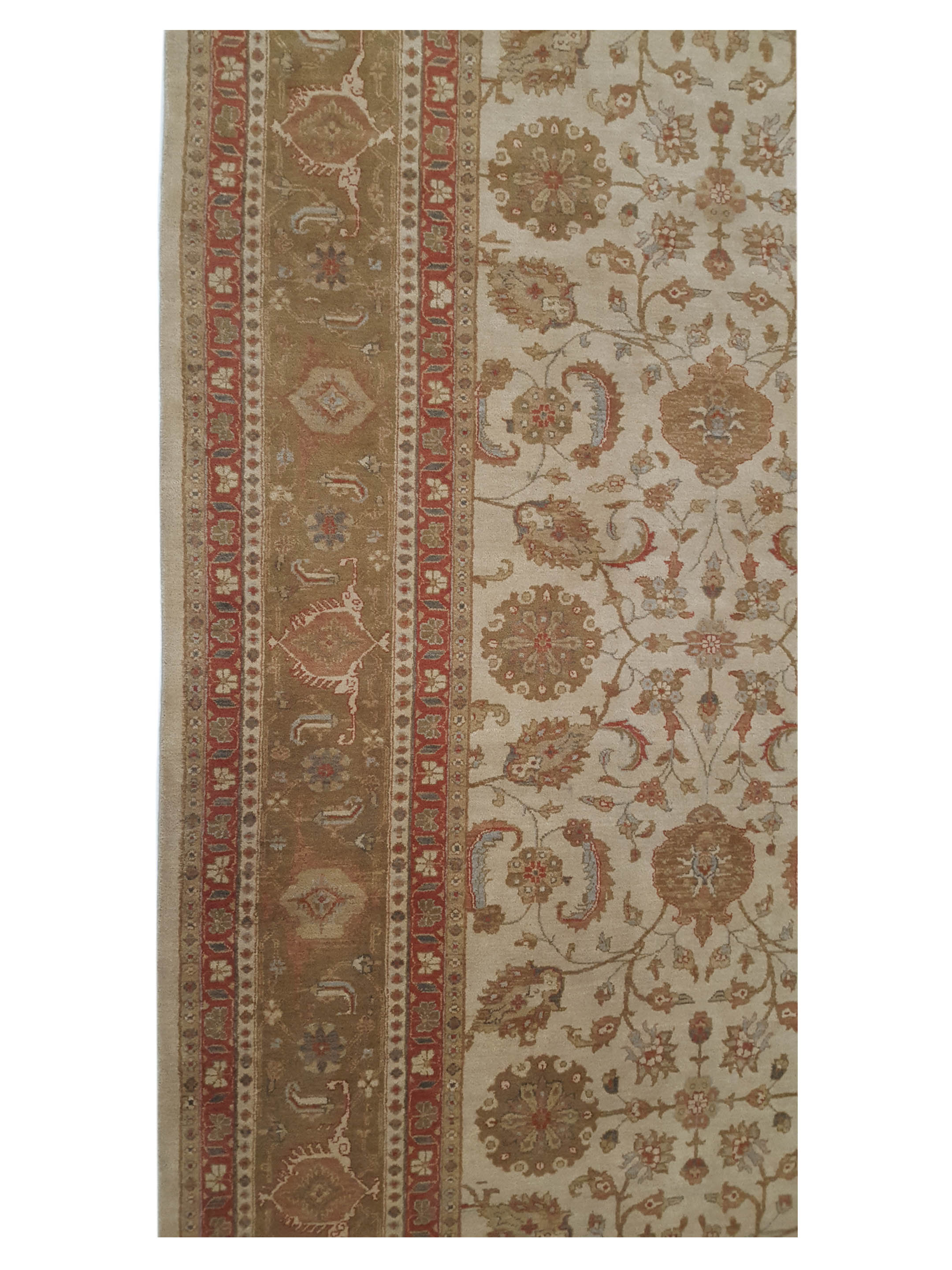 Maharaja Hand Knotted Beige 9x12 - Image 5 of 6