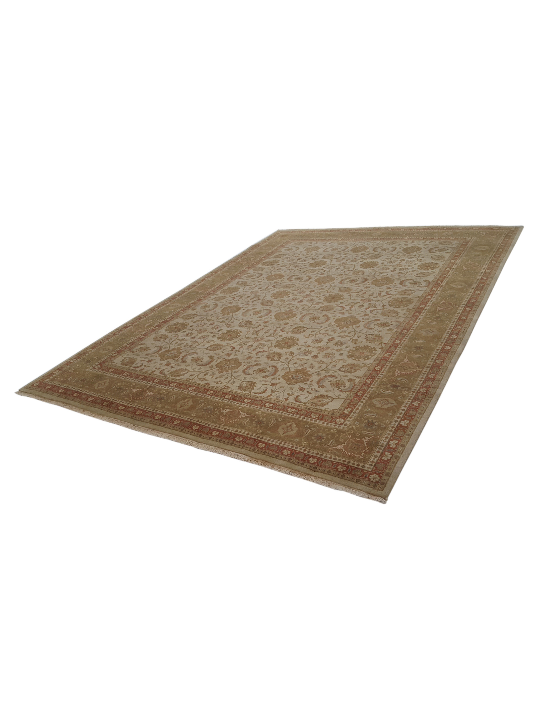 Maharaja Hand Knotted Beige 9x12 - Image 6 of 6