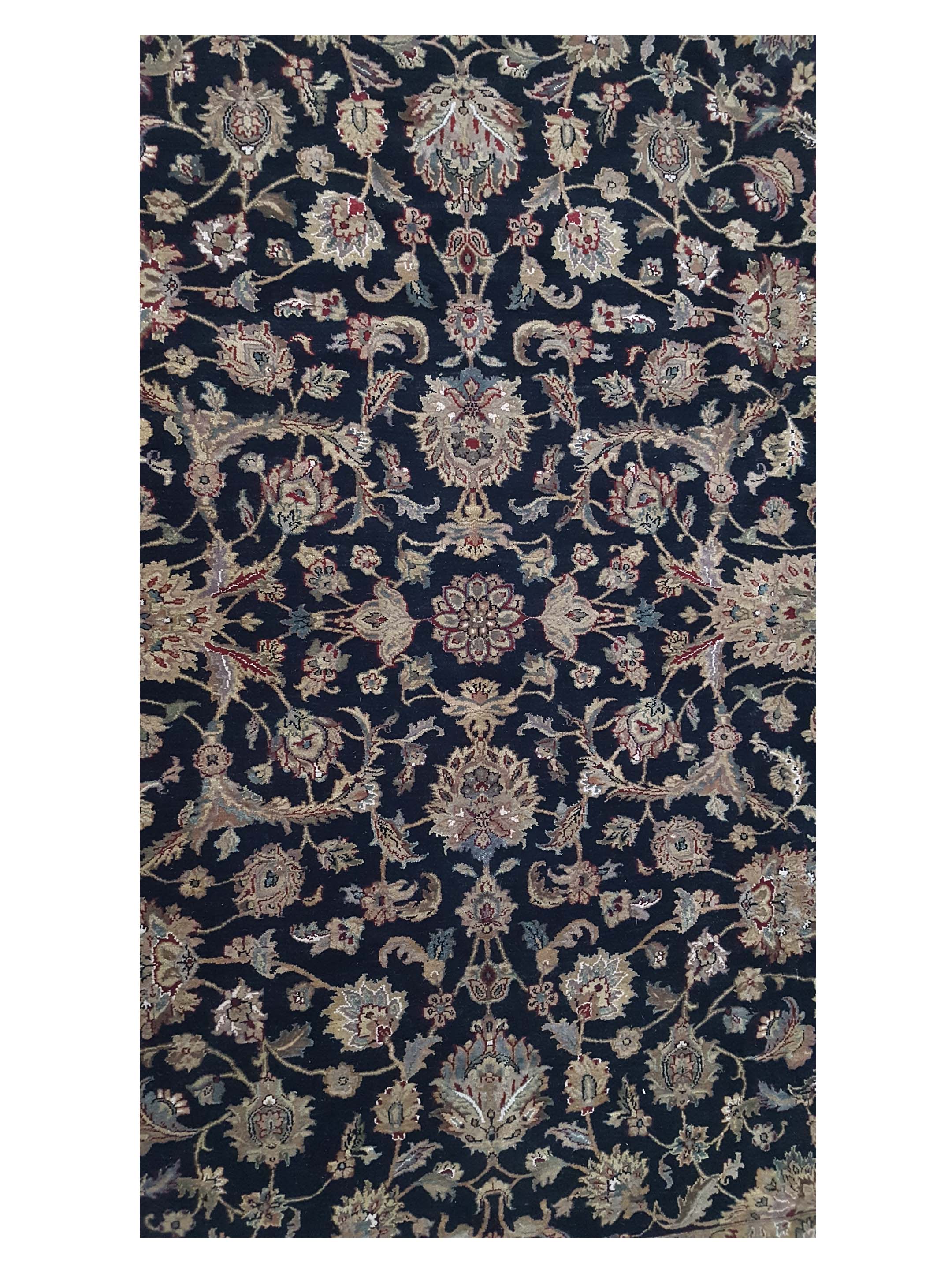Crown Hand Knotted Black 10x10 - Image 5 of 6
