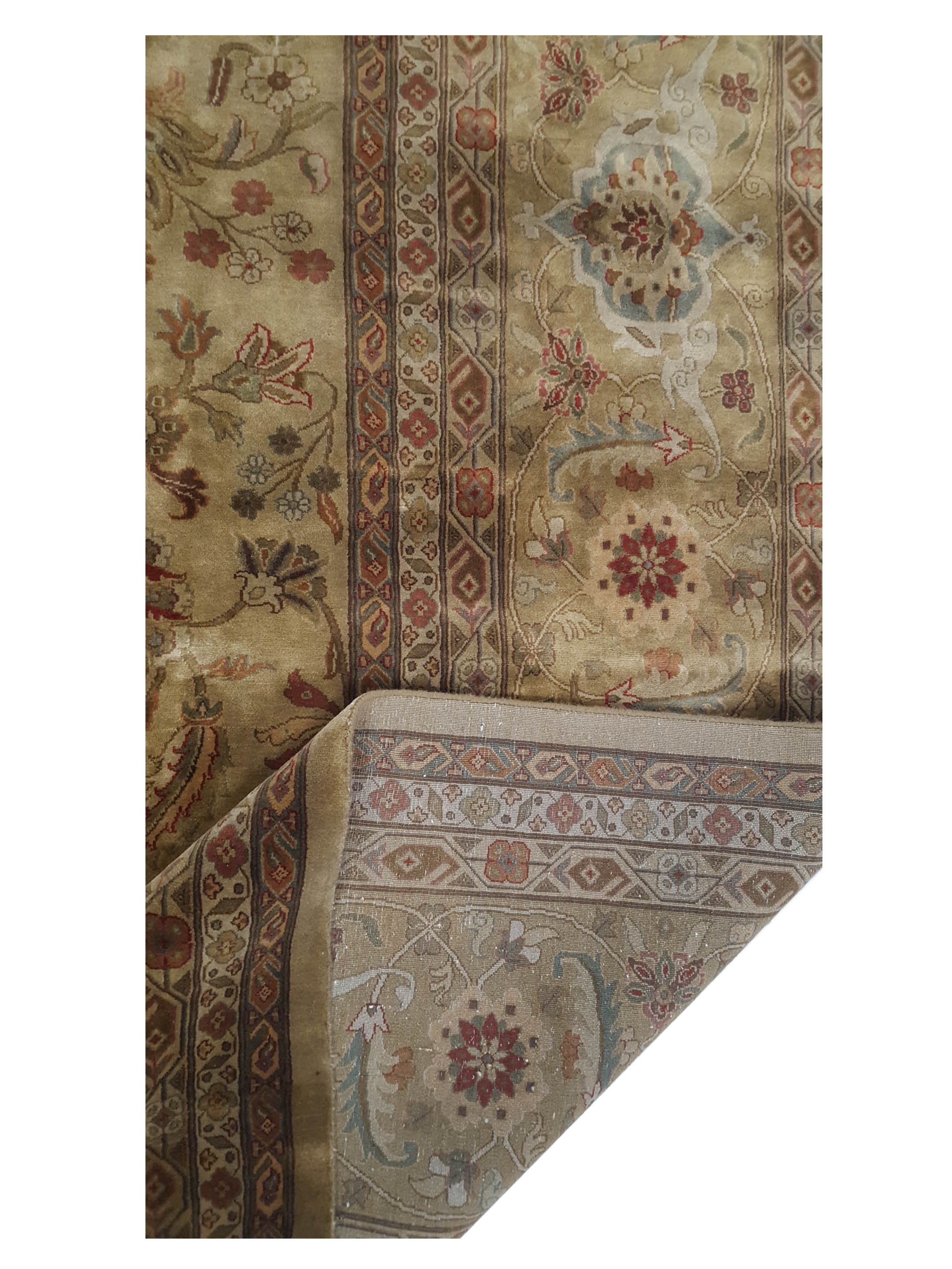 Serene Hand Knotted Beige 10x19 - Image 3 of 6
