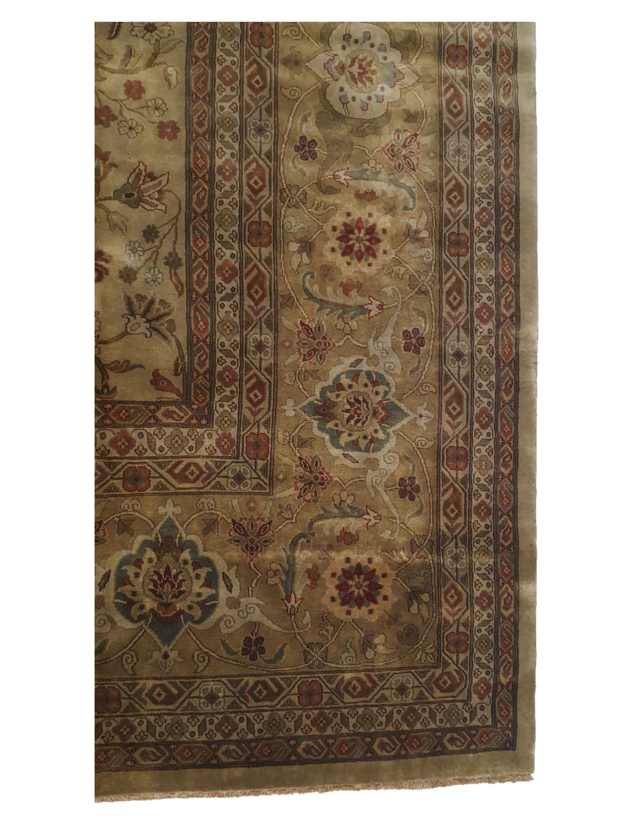 Serene Hand Knotted Beige 10x19 - Image 4 of 6