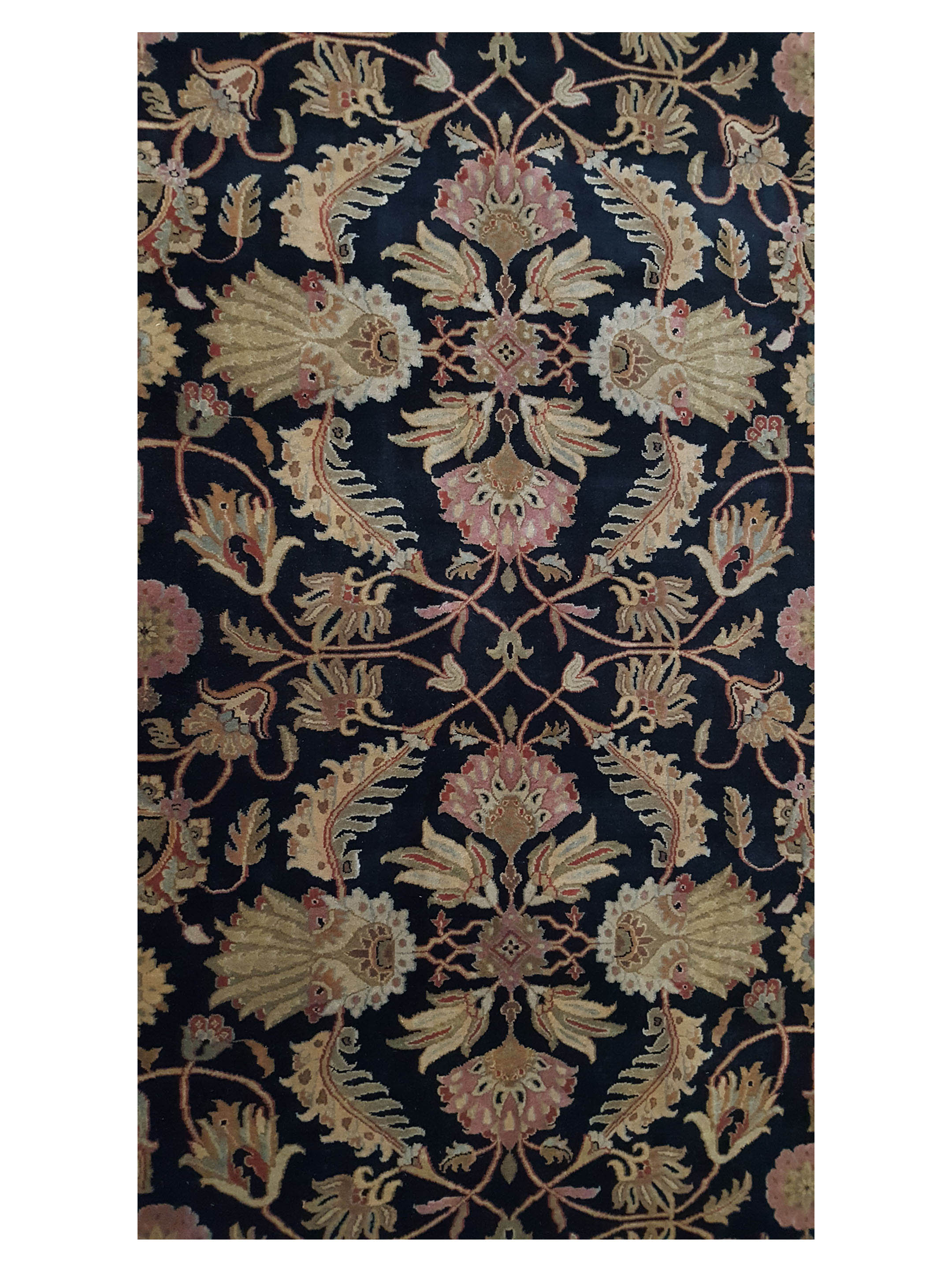 Serene Hand Knotted Black 9x18 - Image 5 of 6