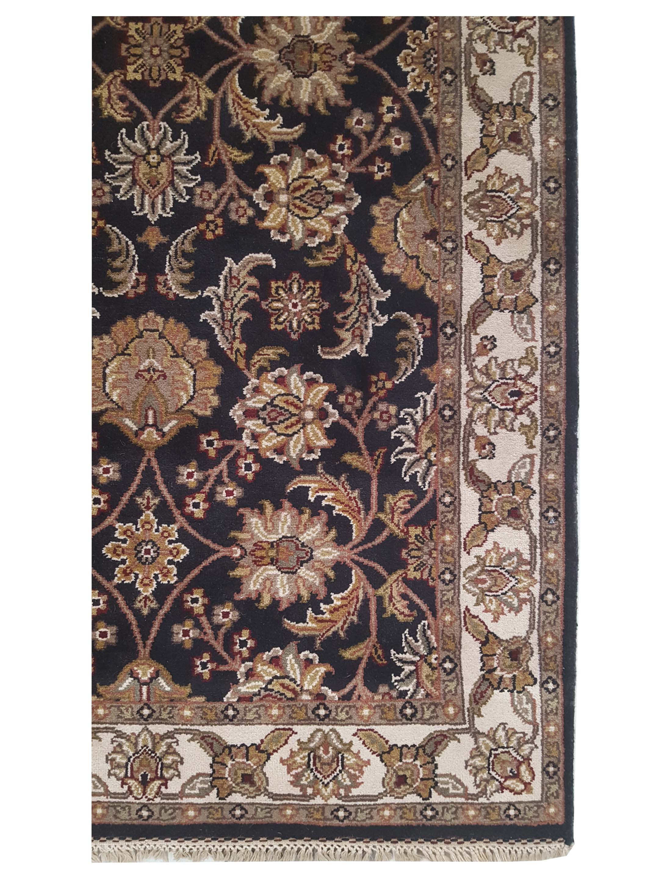Royal Hand Knotted Black 4x12 - Image 2 of 3