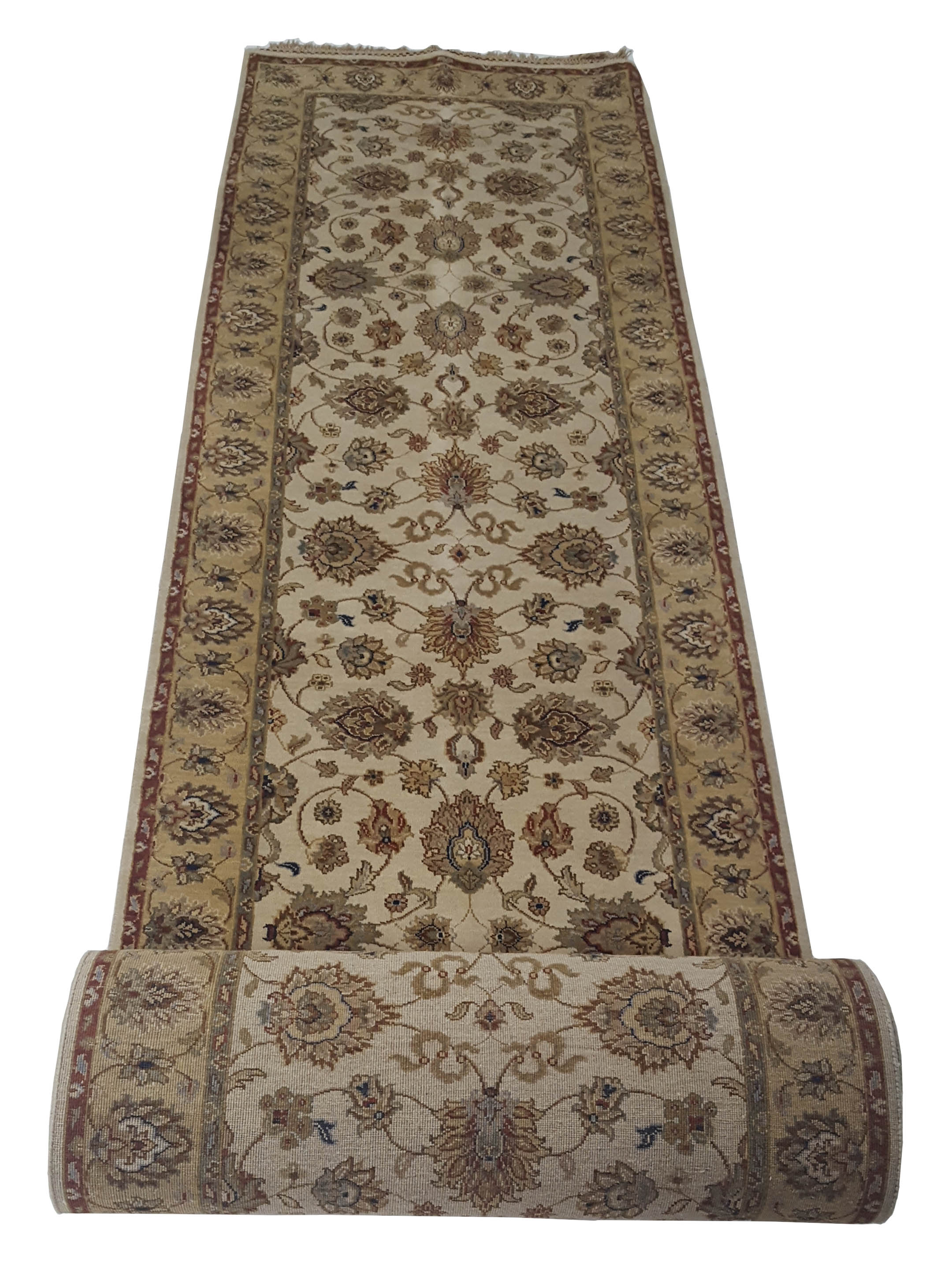 Crown Hand Knotted Ivory 3x14