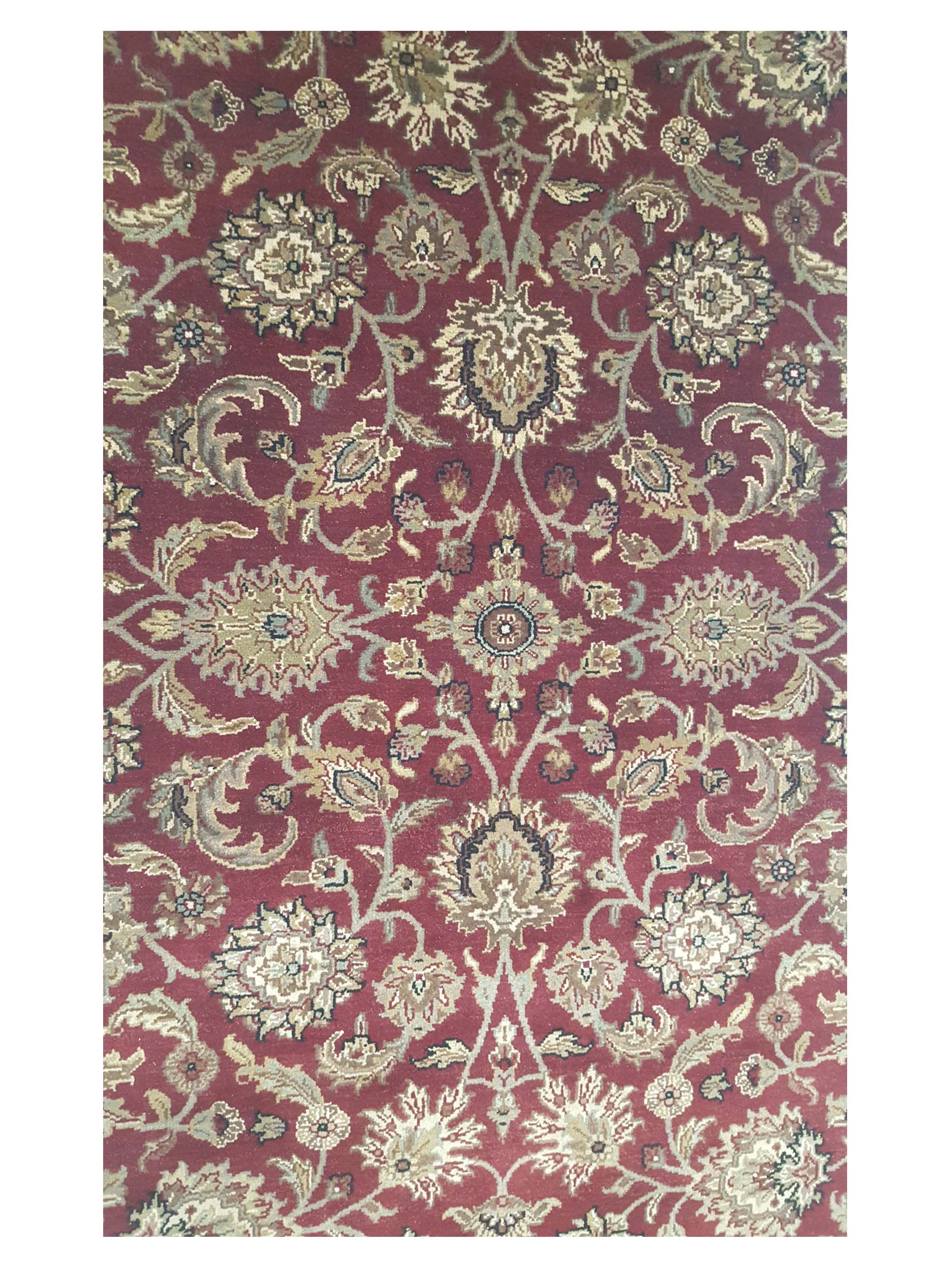 Royal Hand Knotted Red 5x18 - Image 5 of 7