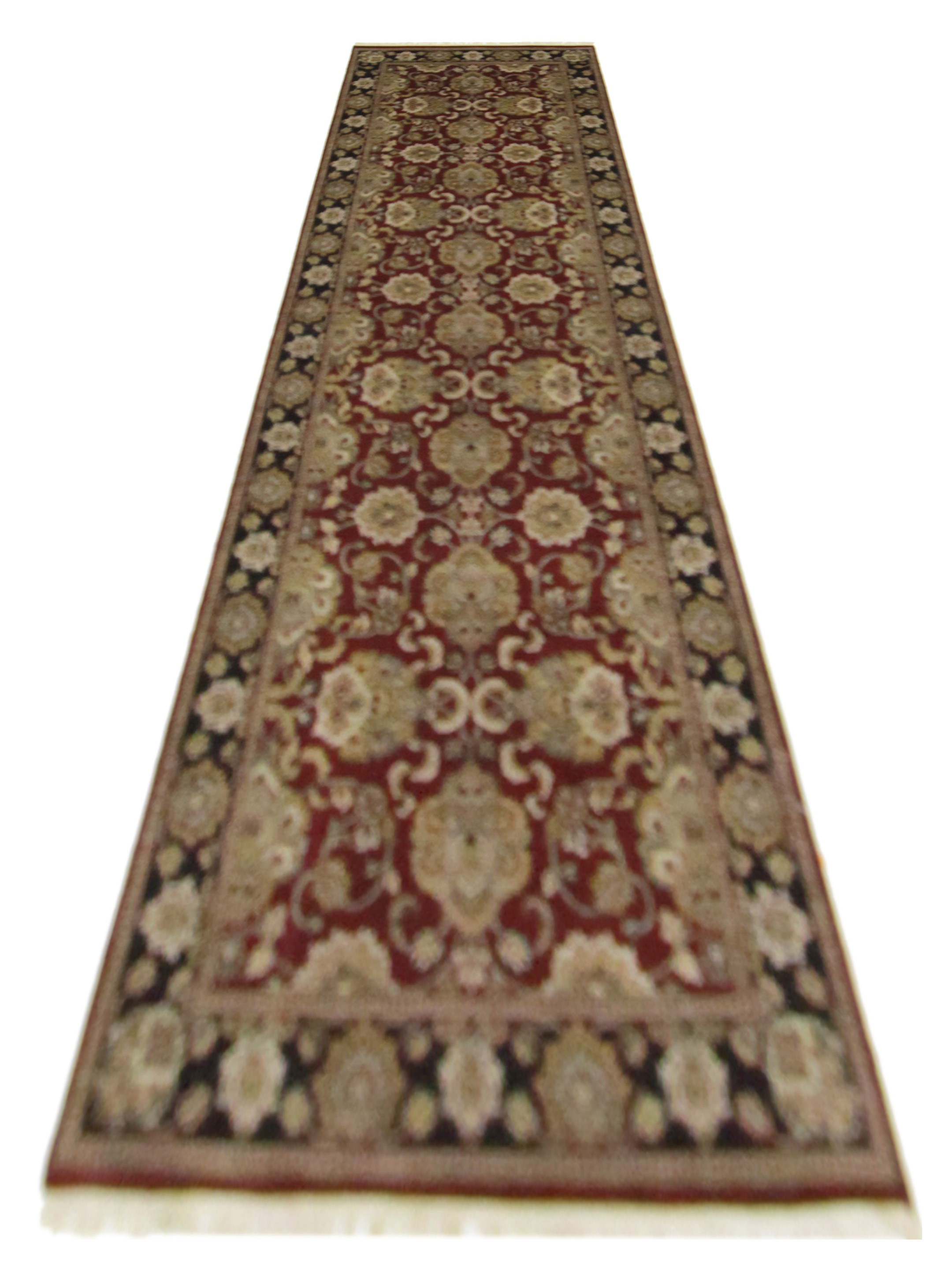 Royal Hand Knotted Red 4x12 - Image 2 of 4