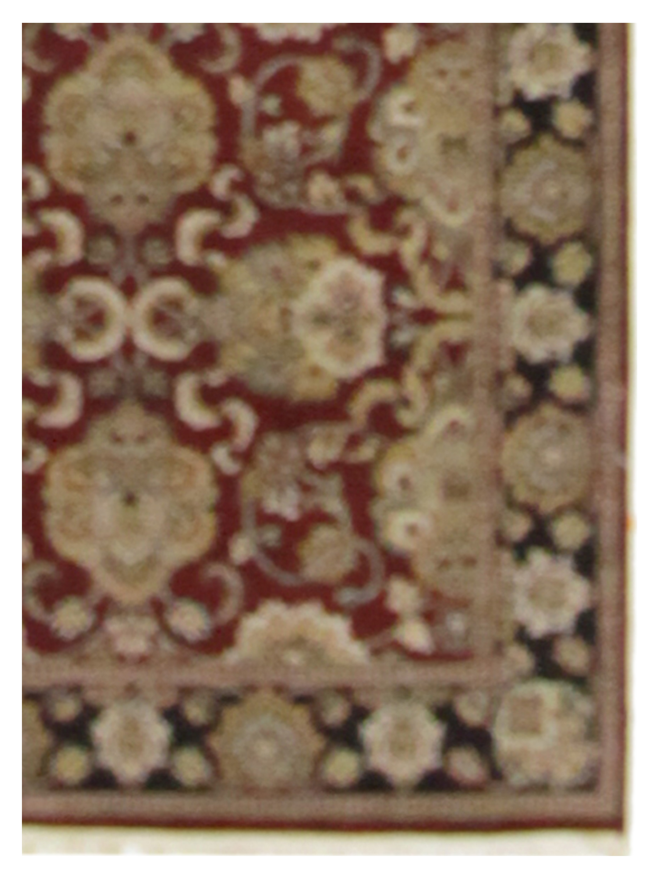 Royal Hand Knotted Red 4x12 - Image 3 of 4