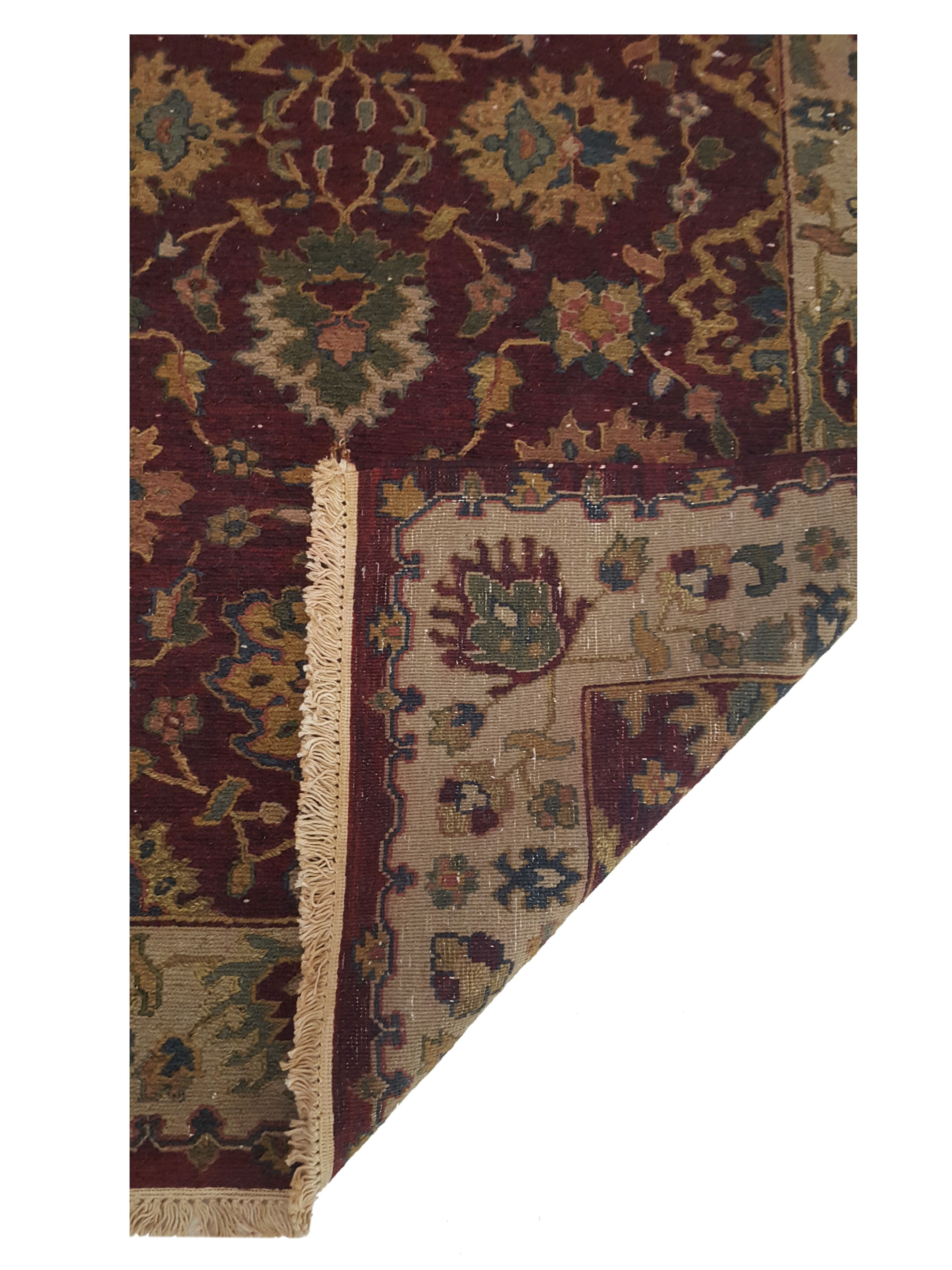 Summak Hand Knotted Burgundy 4x8 - Image 3 of 6