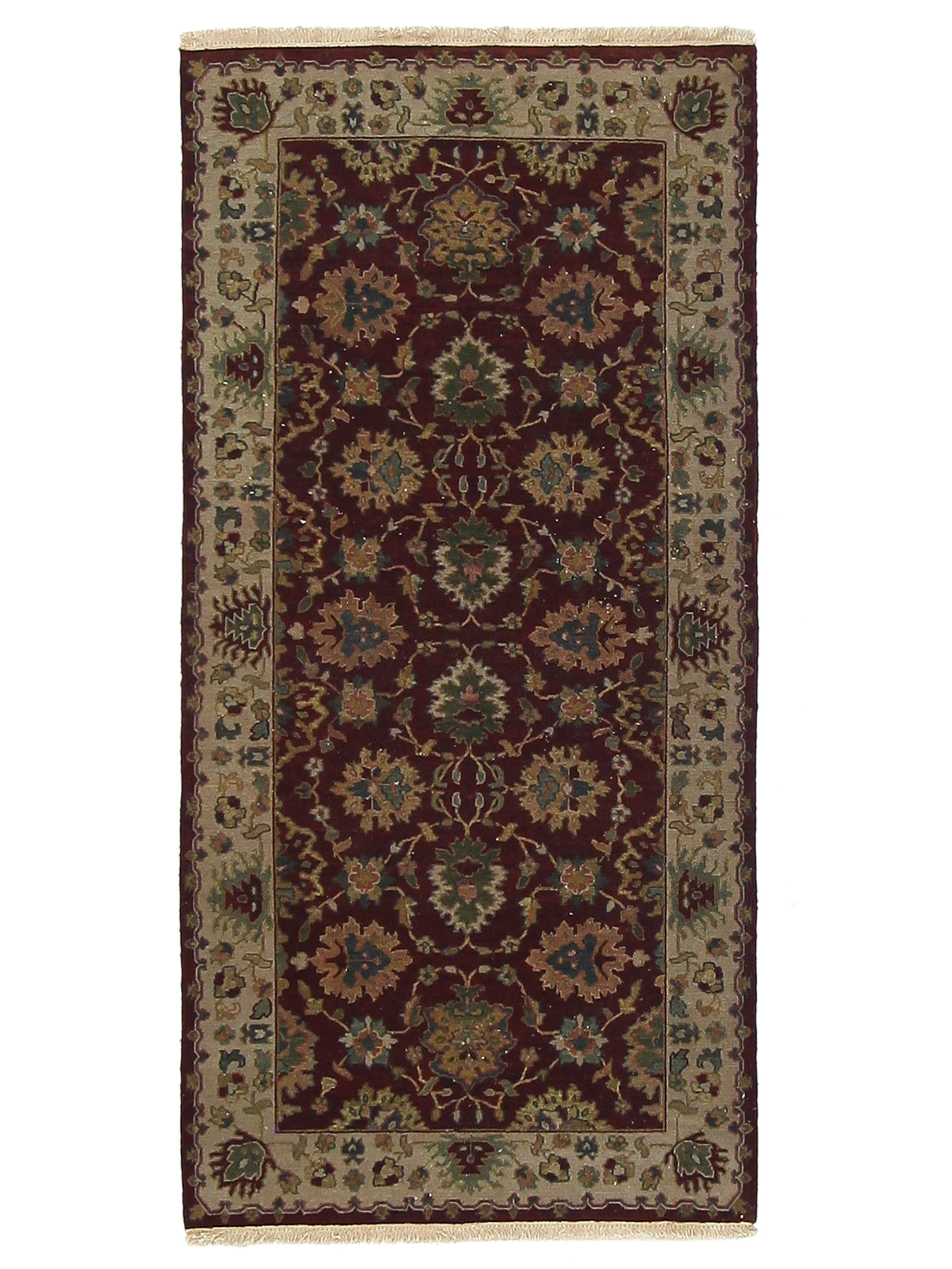 Summak Hand Knotted Burgundy 4x8