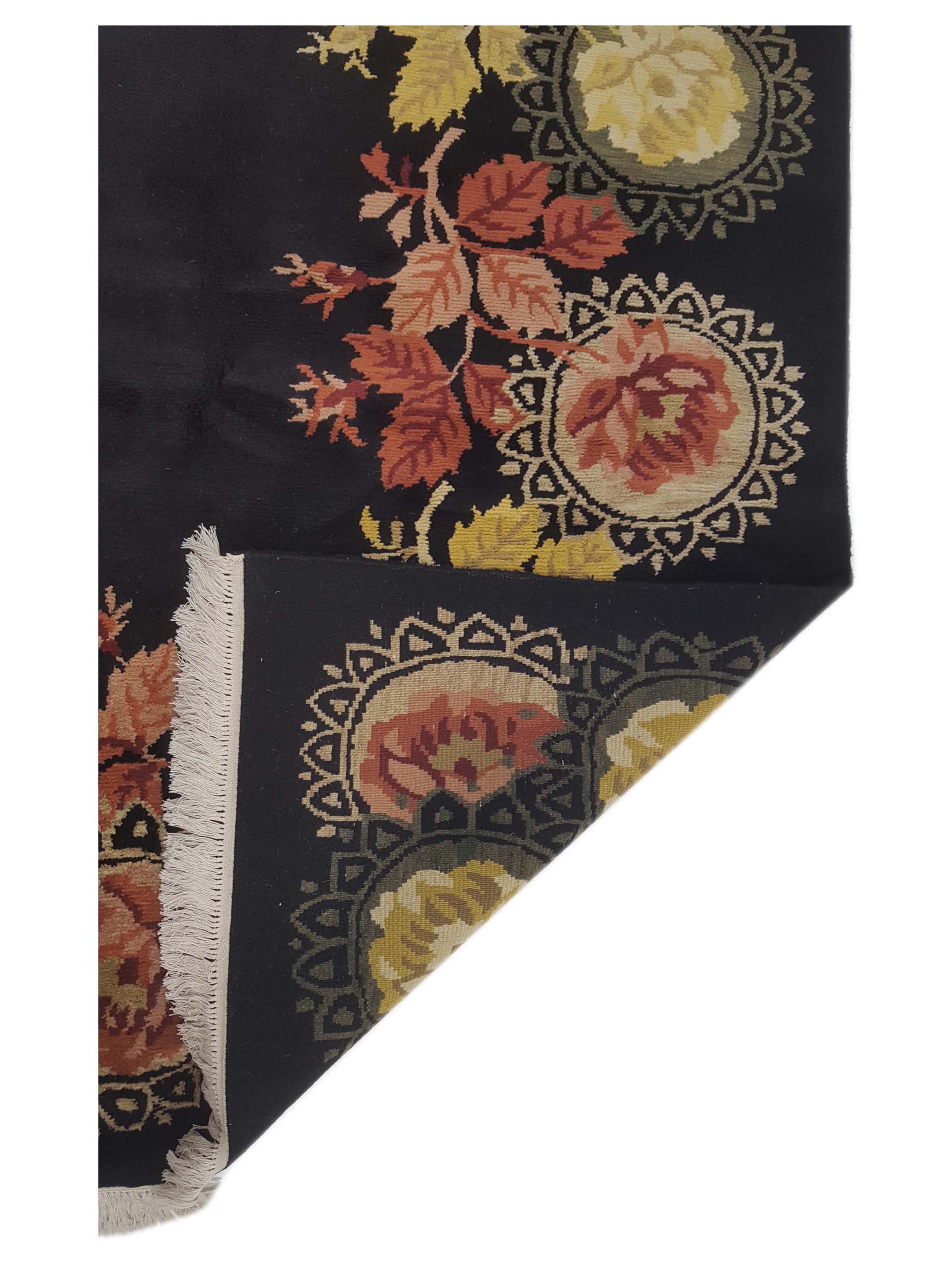 Gouri Ganga Hand Knotted Black 6x10 - Image 3 of 7