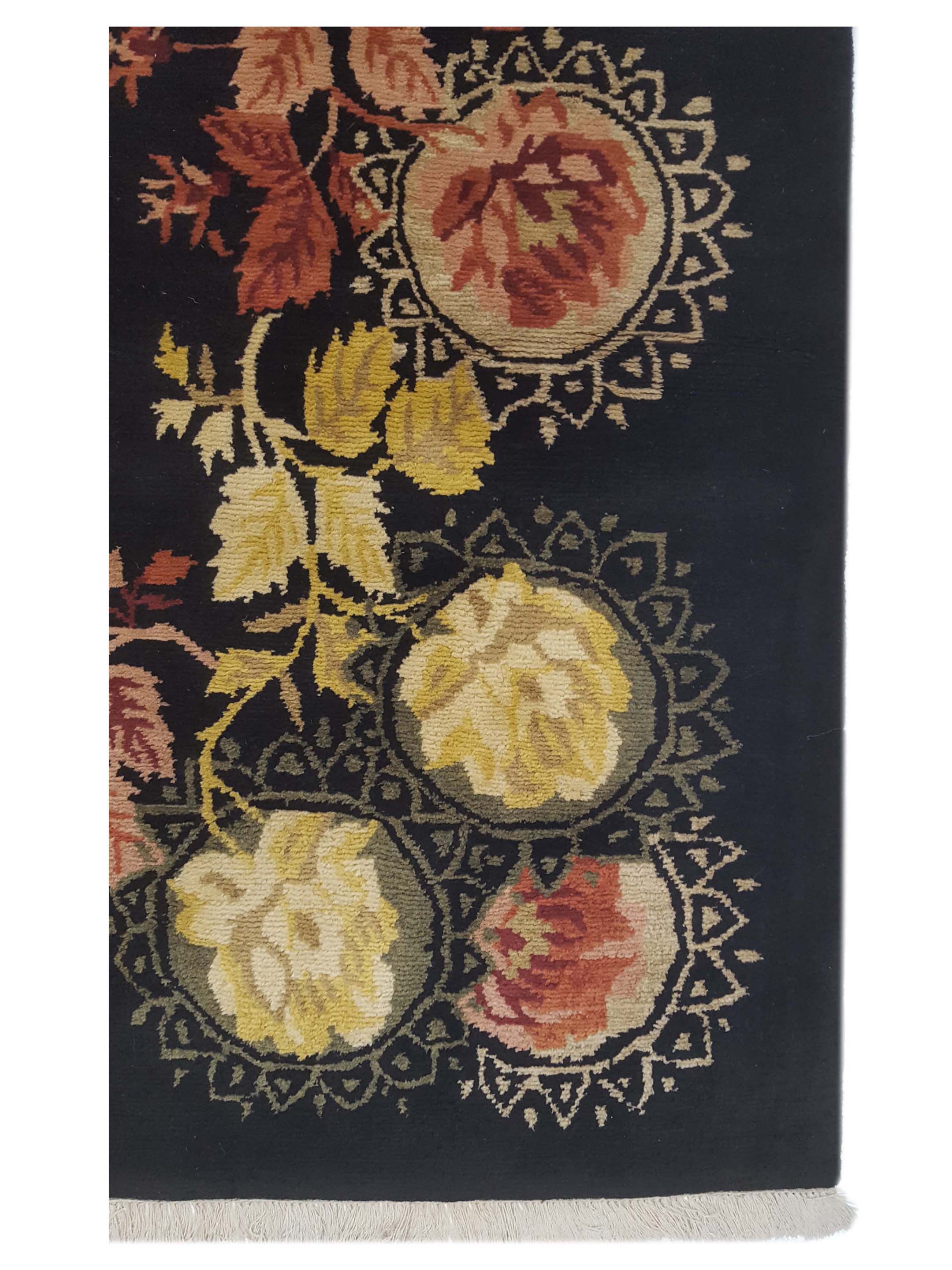 Gouri Ganga Hand Knotted Black 6x10 - Image 4 of 7