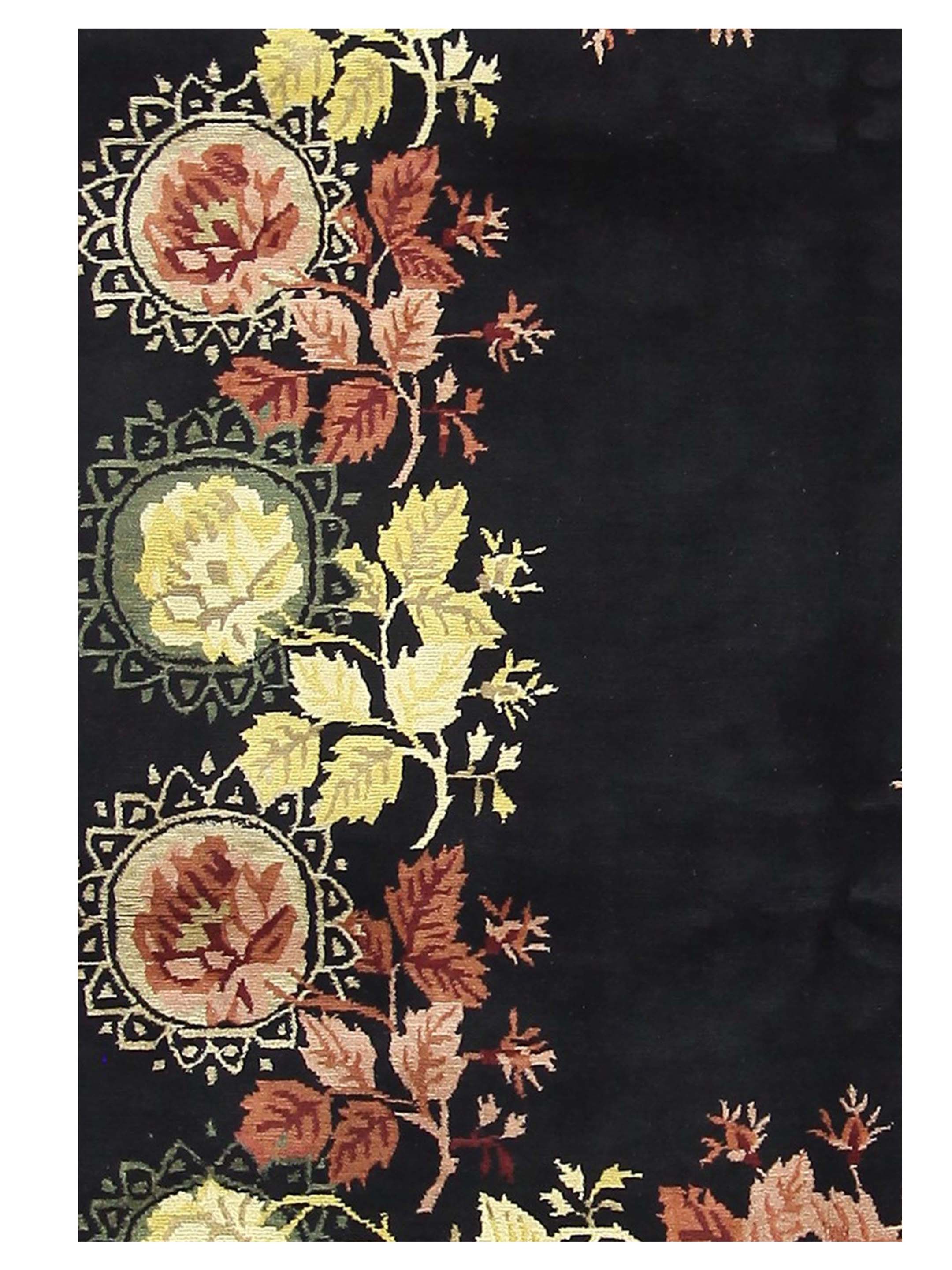 Gouri Ganga Hand Knotted Black 6x10 - Image 5 of 7