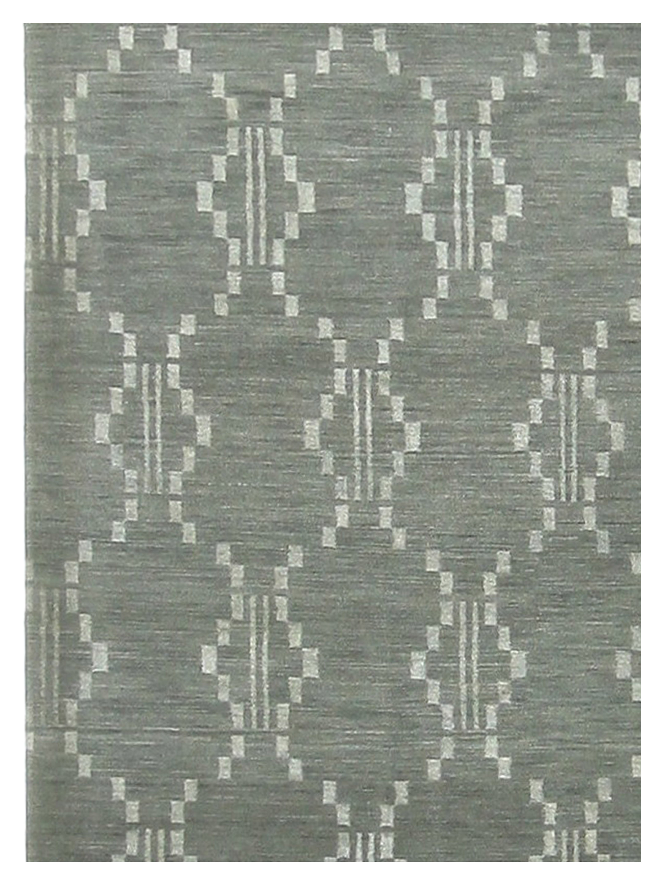 Lasha Hand Knotted Lt.Green 8x10 - Image 4 of 4