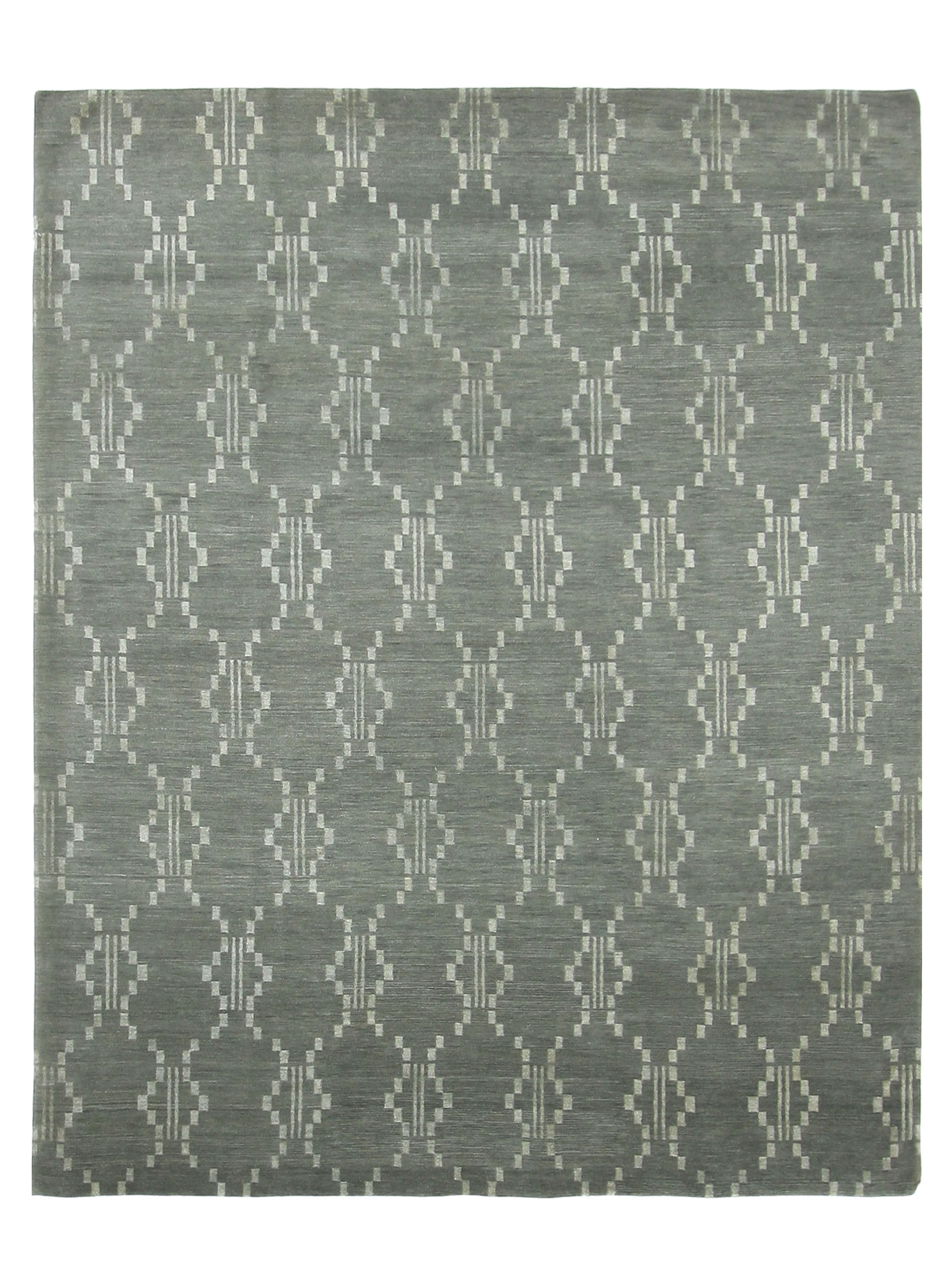 Lasha Hand Knotted Lt.Green 8x10
