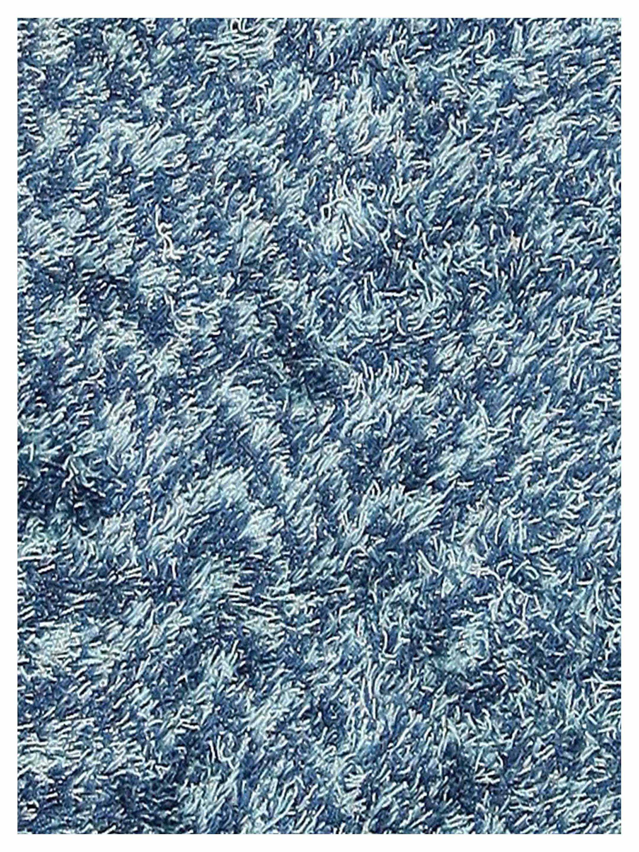 Shag Hand Woven Blue 8x10 - Image 5 of 6