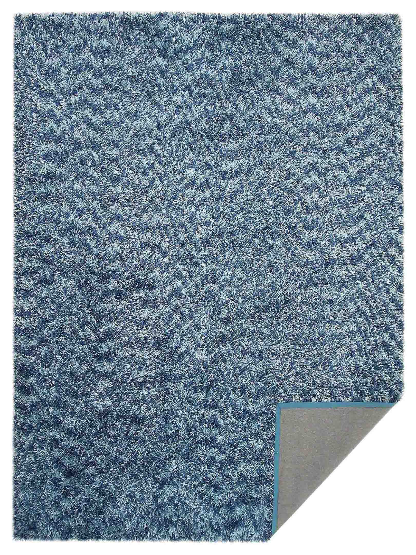 Shag Hand Woven Blue 8x10 - Image 6 of 6