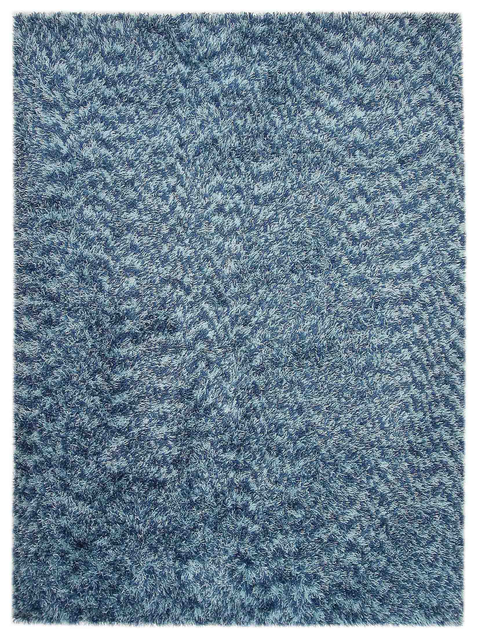 Shag Hand Woven Blue 8x10