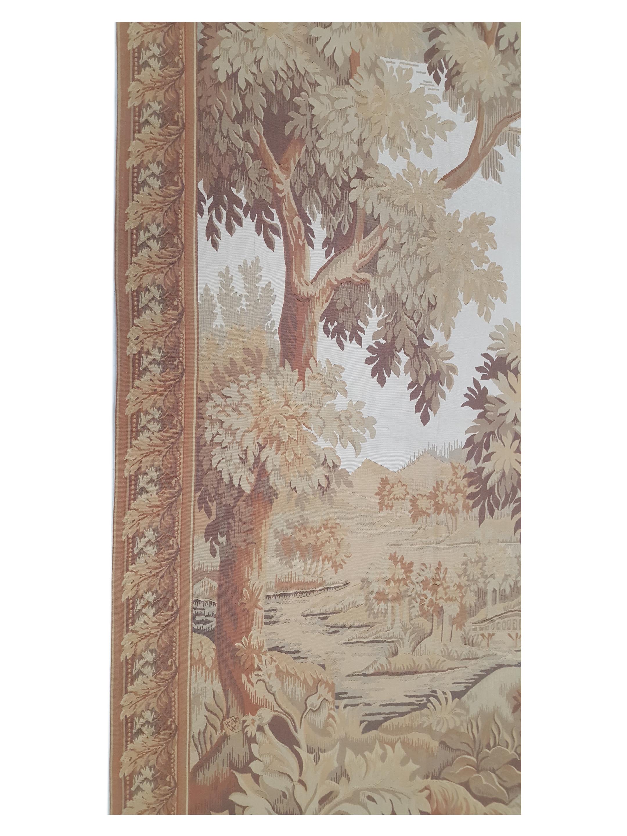 Tapestry Hand Knotted Ivory 5x7 - Image 5 of 6
