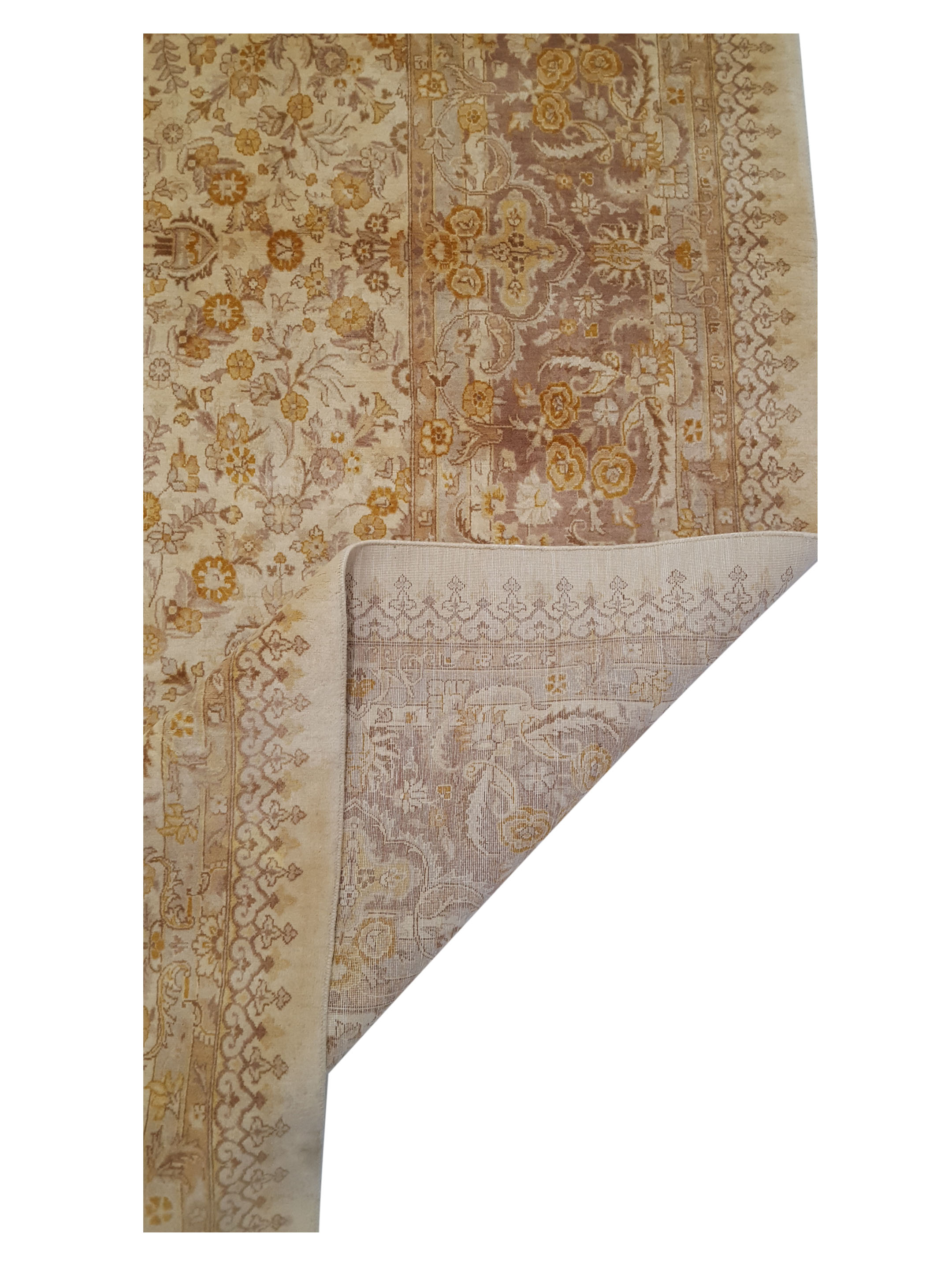Classic Hand Knotted Gold 10x14 - Image 3 of 6