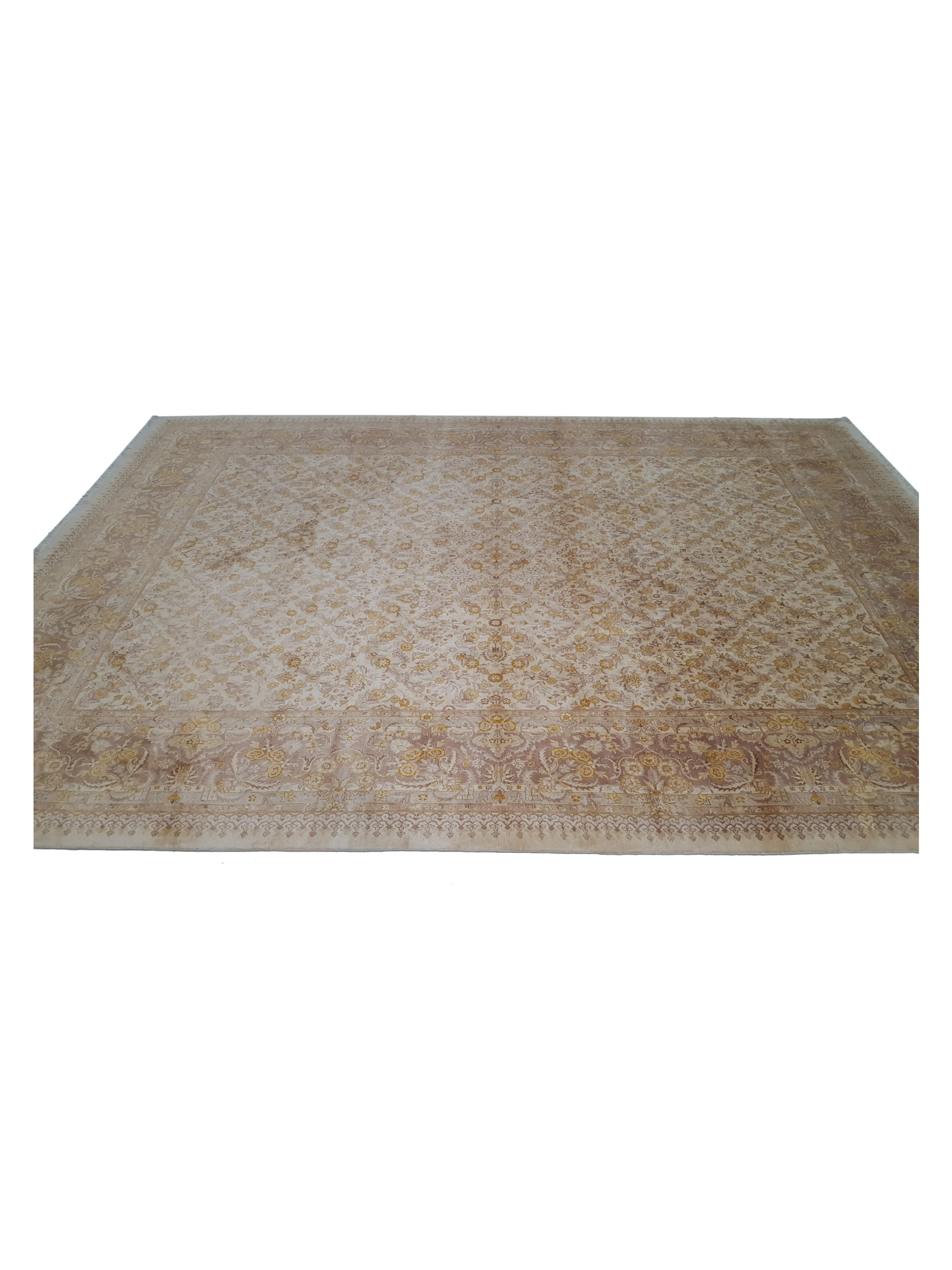 Classic Hand Knotted Gold 10x14 - Image 5 of 6