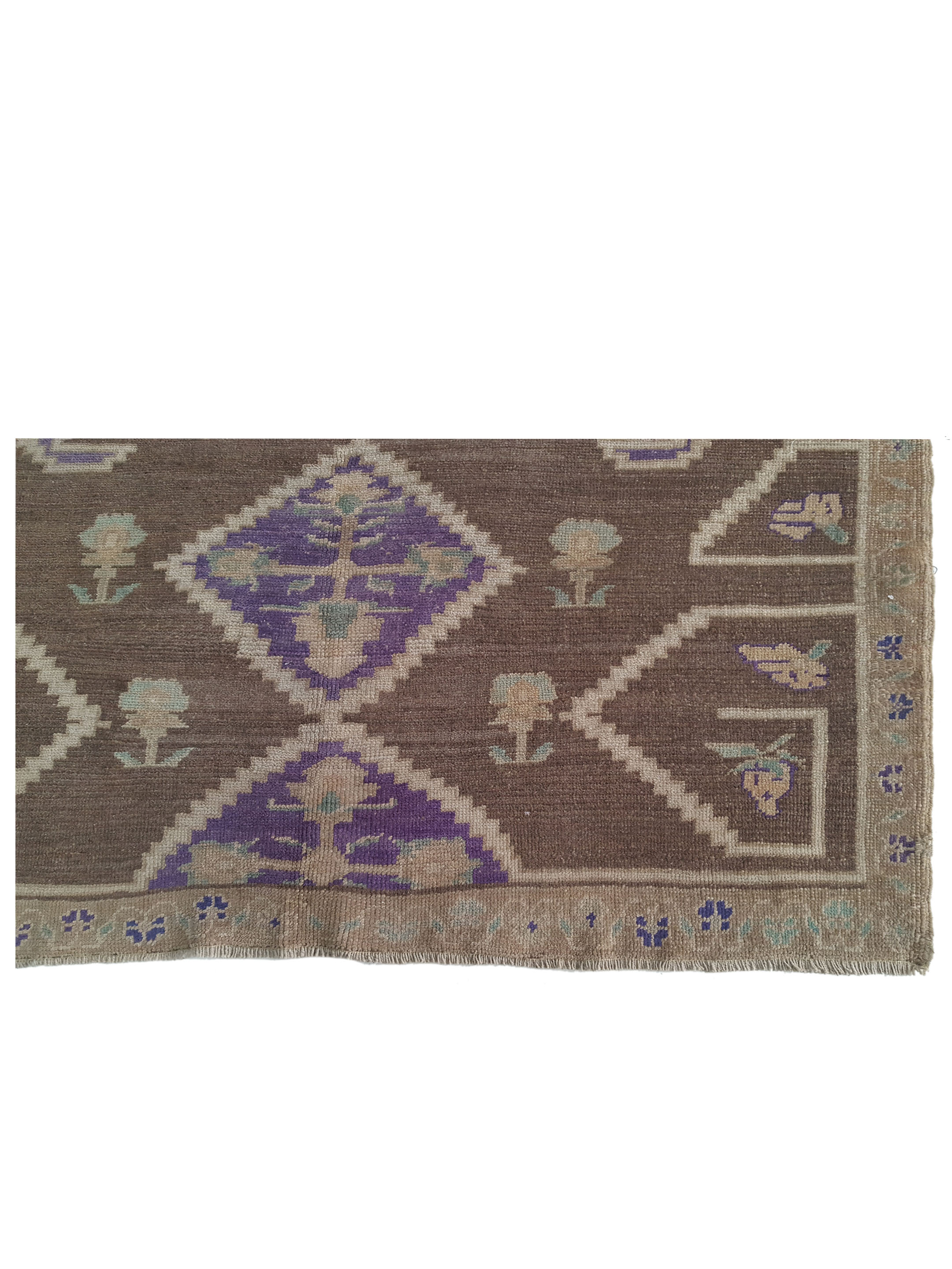 Anatolian Hand Knotted Brown 5x10 - Image 3 of 6