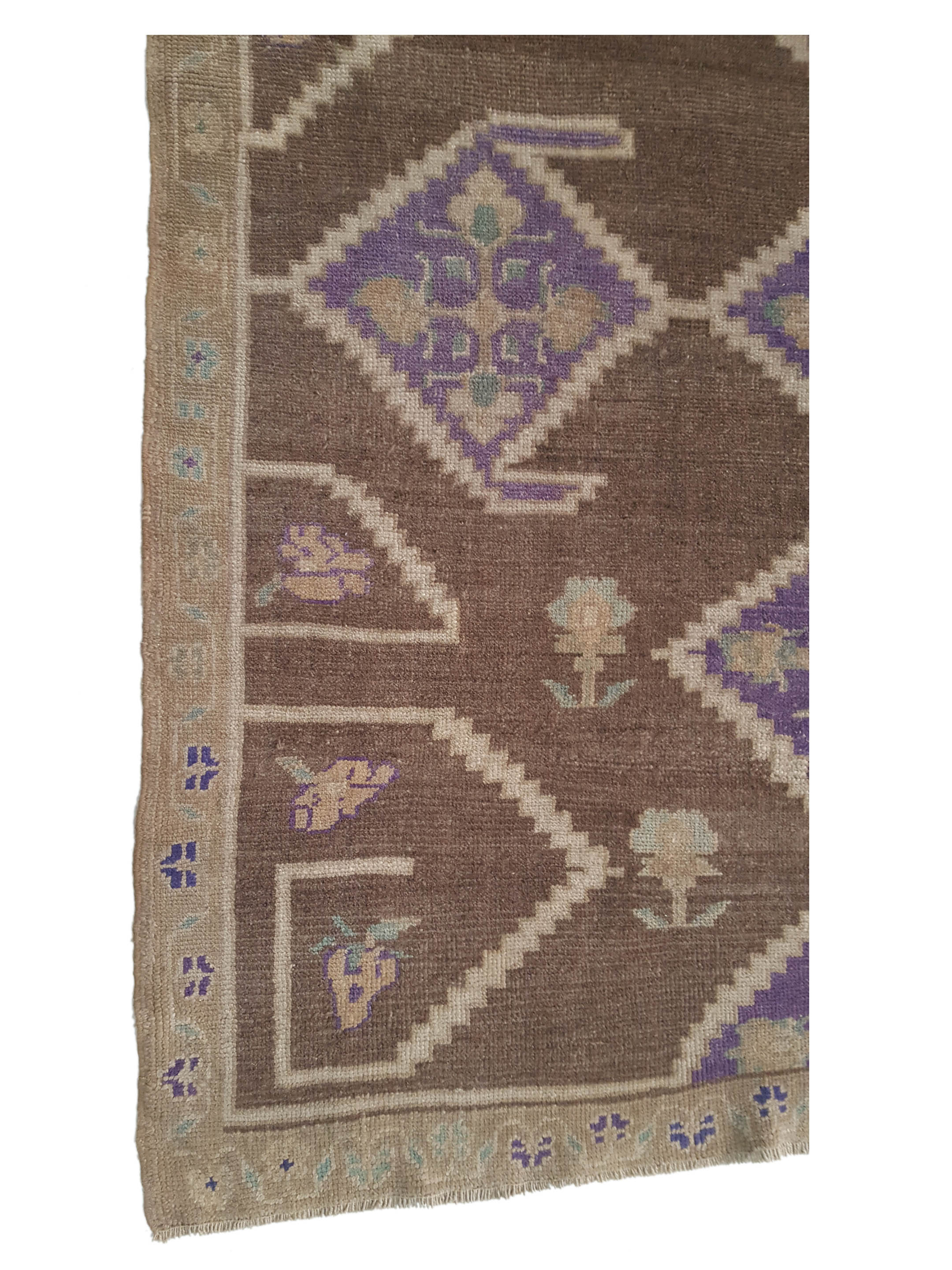 Anatolian Hand Knotted Brown 5x10 - Image 4 of 6