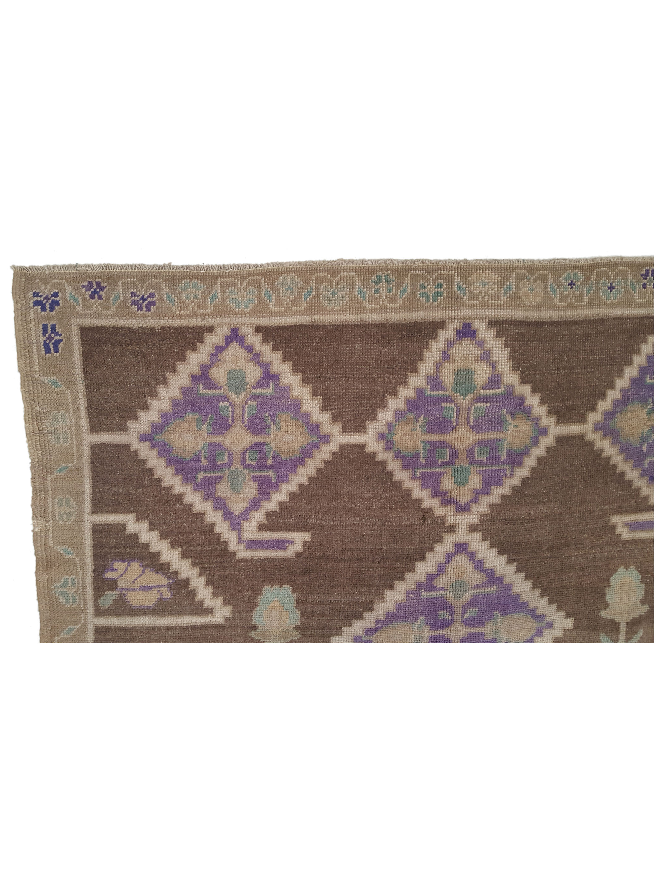 Anatolian Hand Knotted Brown 5x10 - Image 5 of 6