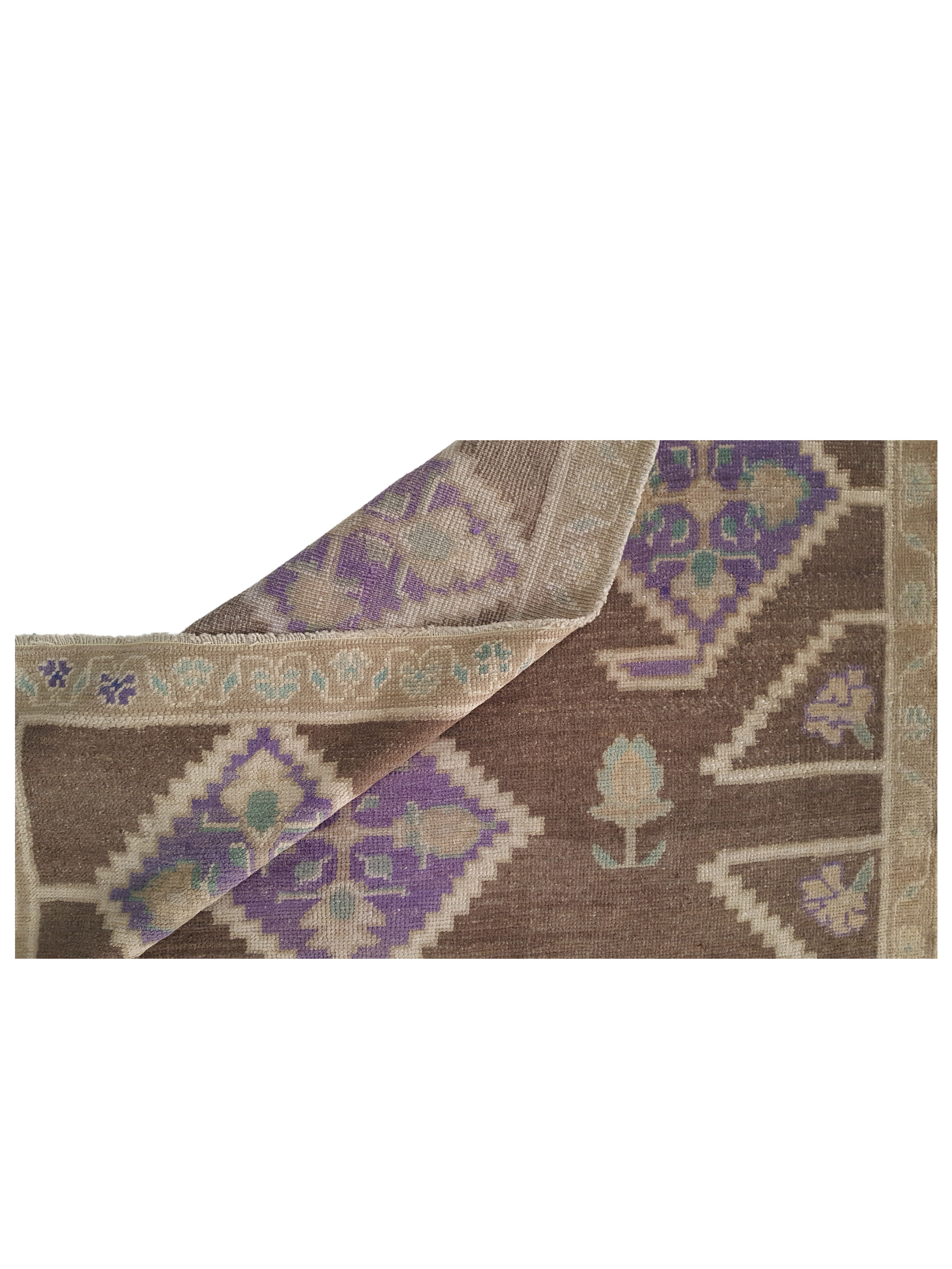 Anatolian Hand Knotted Brown 5x10 - Image 6 of 6
