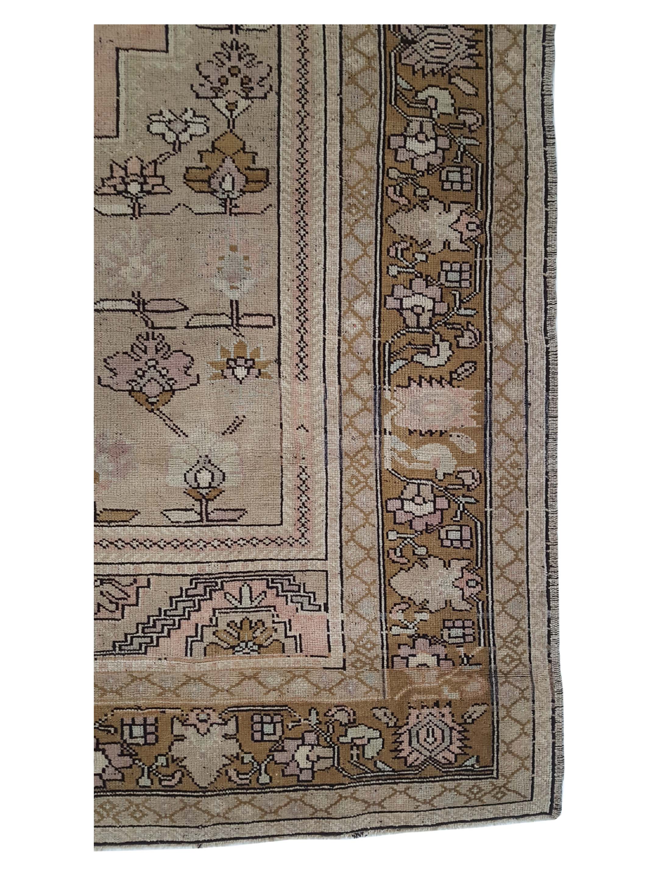 Anatolian Hand Knotted Camel 7x12 - Image 4 of 6