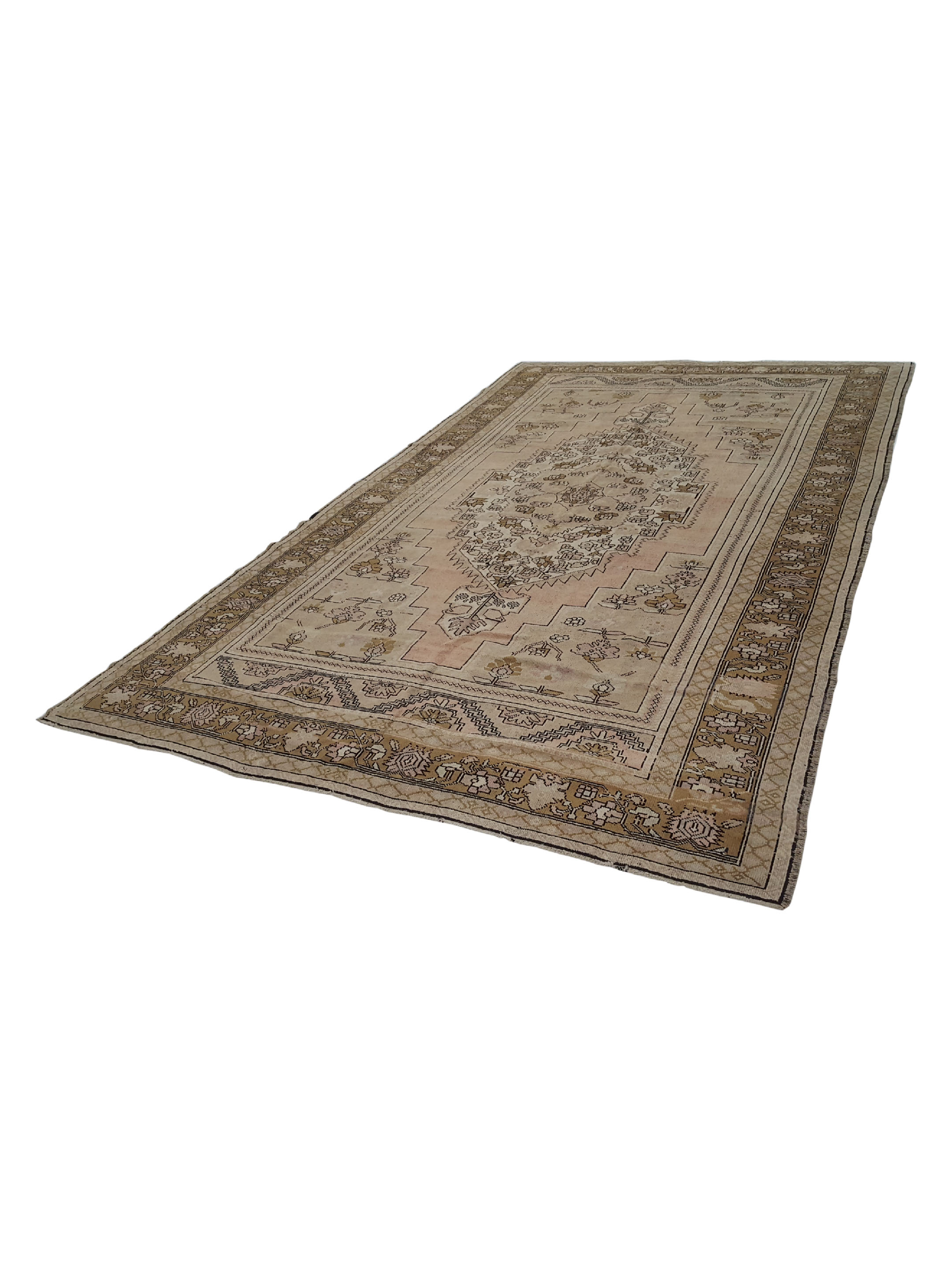 Anatolian Hand Knotted Camel 7x12 - Image 6 of 6