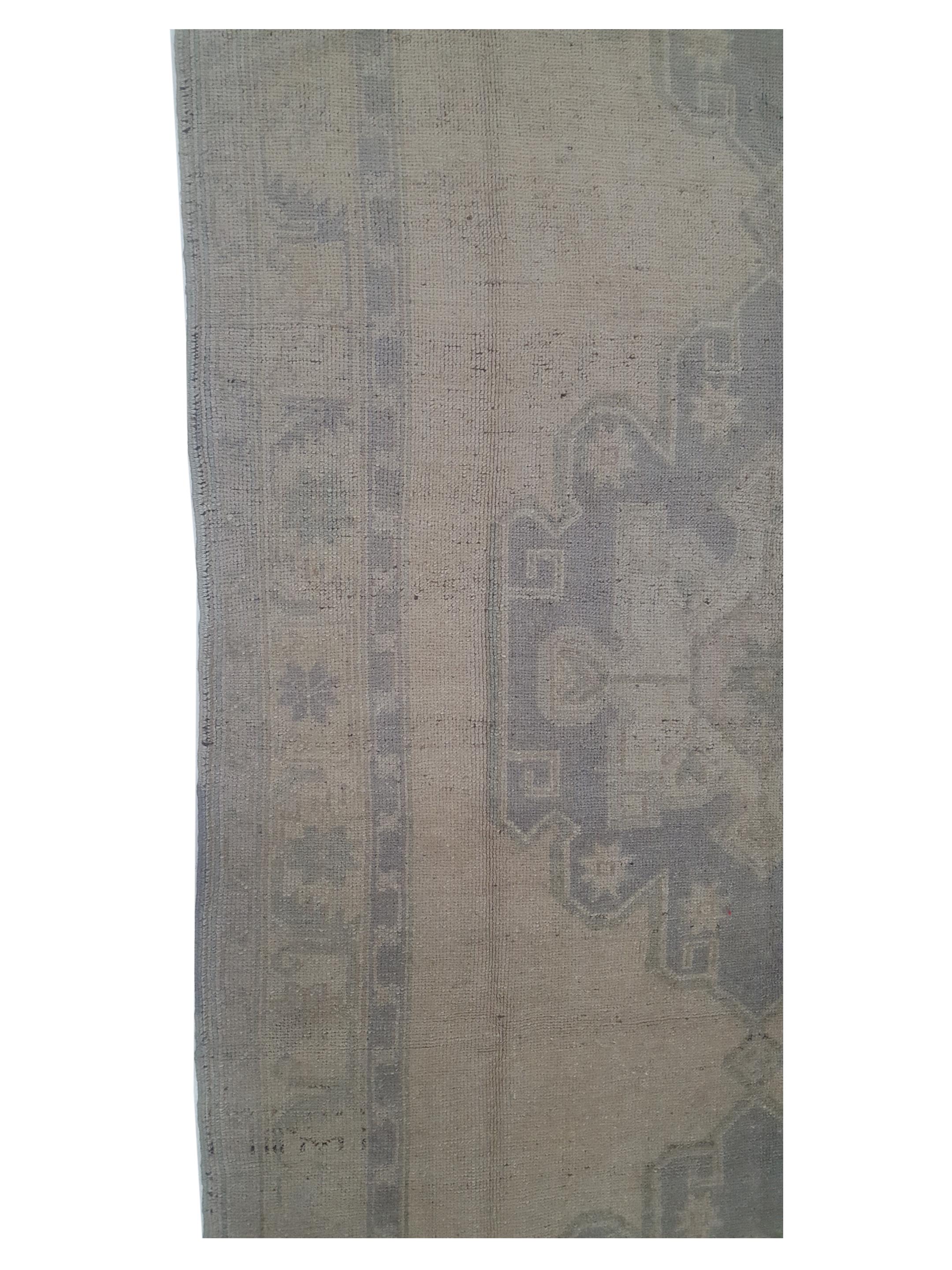 Anatolian Hand Knotted Green 5x12 - Image 5 of 6