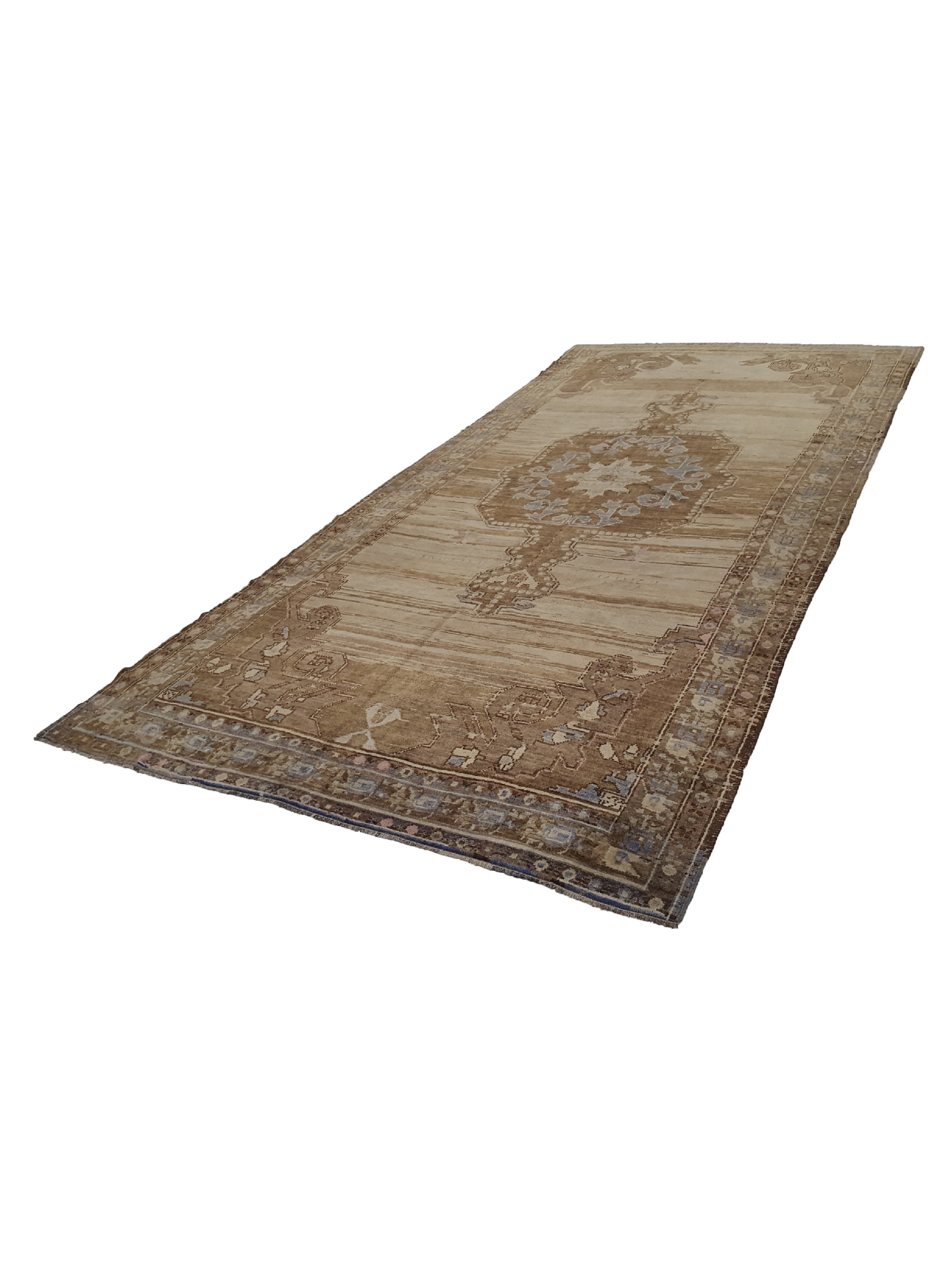 Anatolian Hand Knotted Camel 6x13 - Image 6 of 6