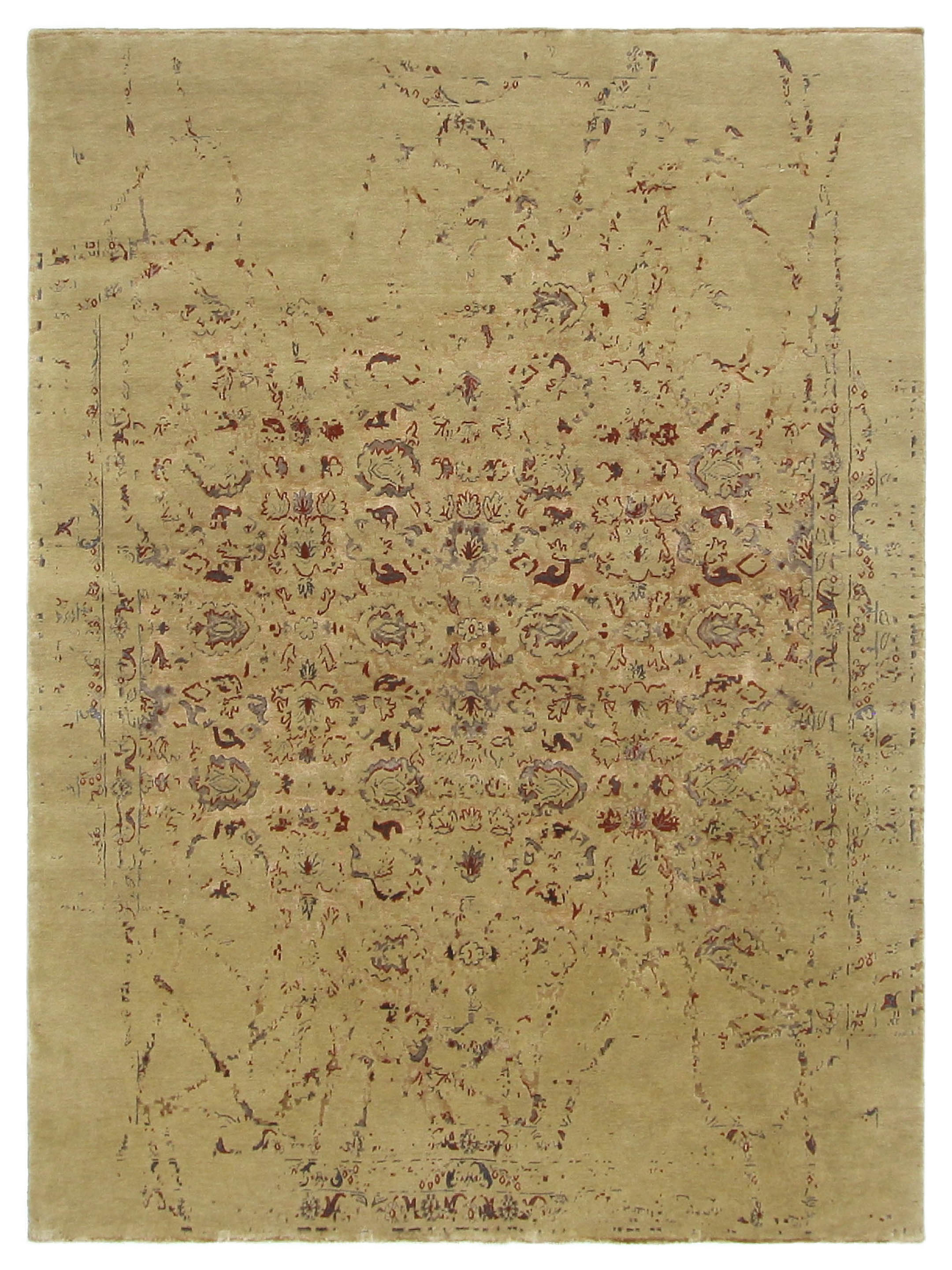 Rodeo Drive Hand Knotted Gold 8x10