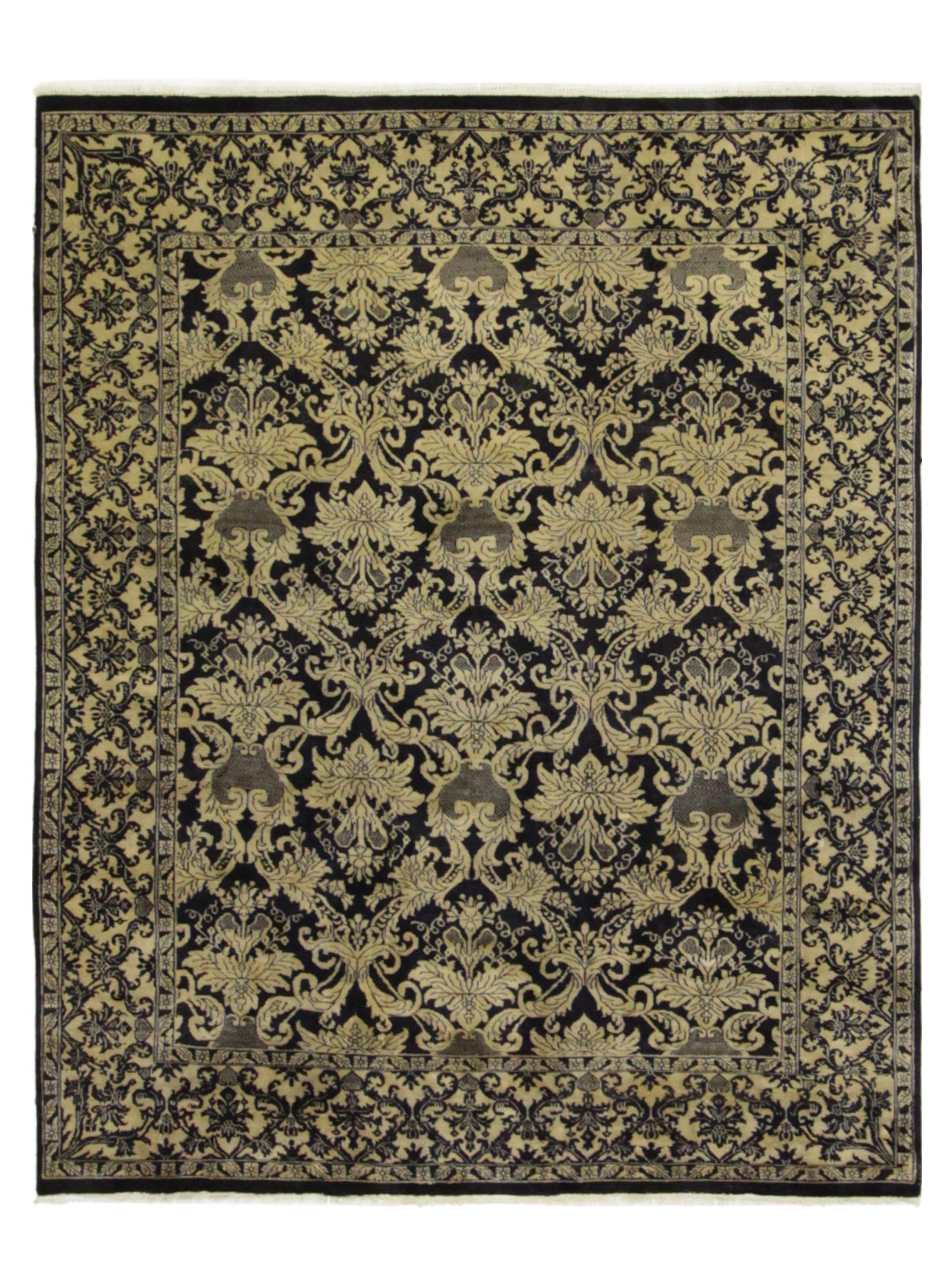 Ta Royal Hand Knotted Black 8x10