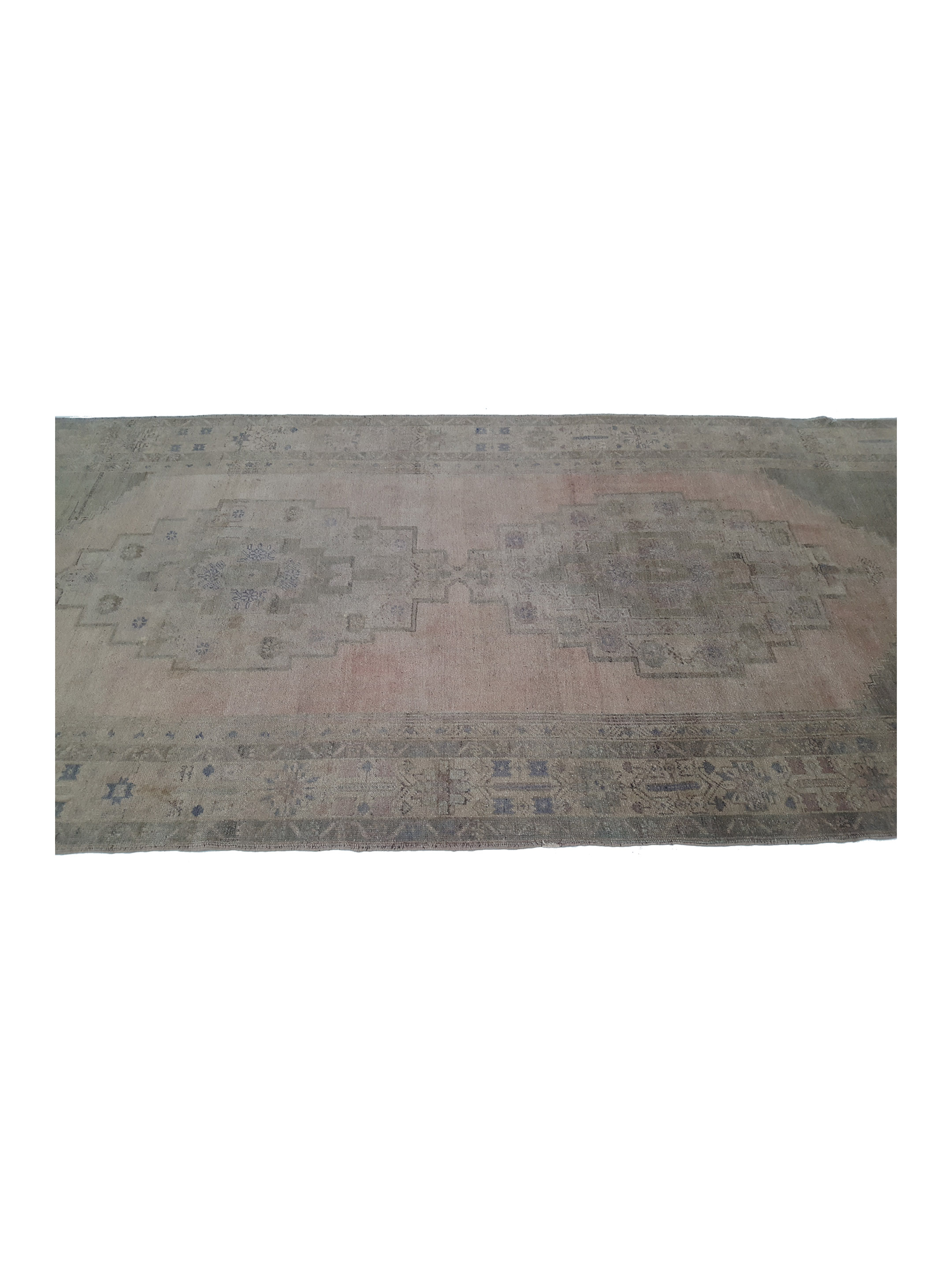 Antique Ushak Coral 5x12 - Image 5 of 6