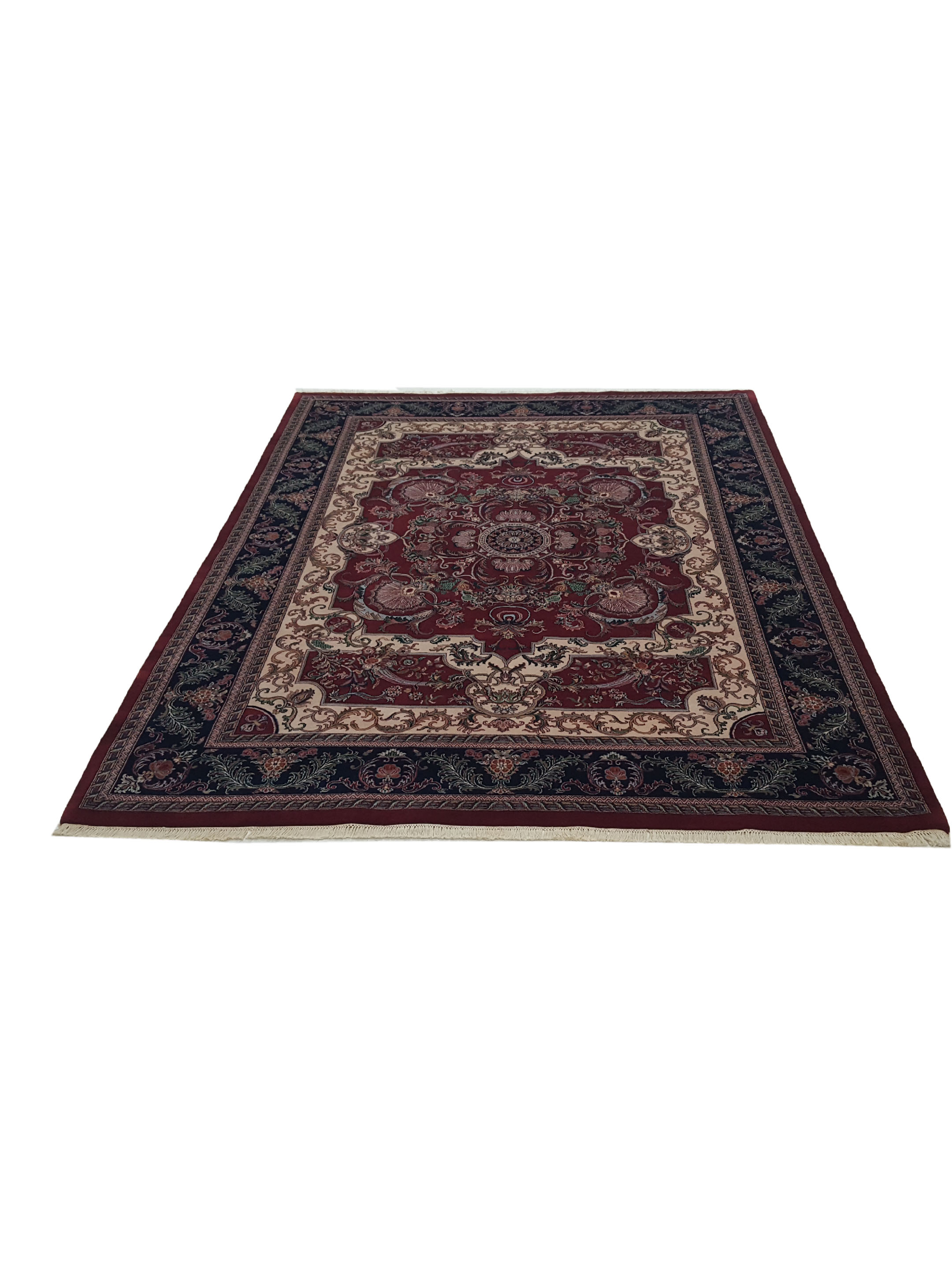 Classic Hand Knotted Red 9x12 - Image 2 of 6