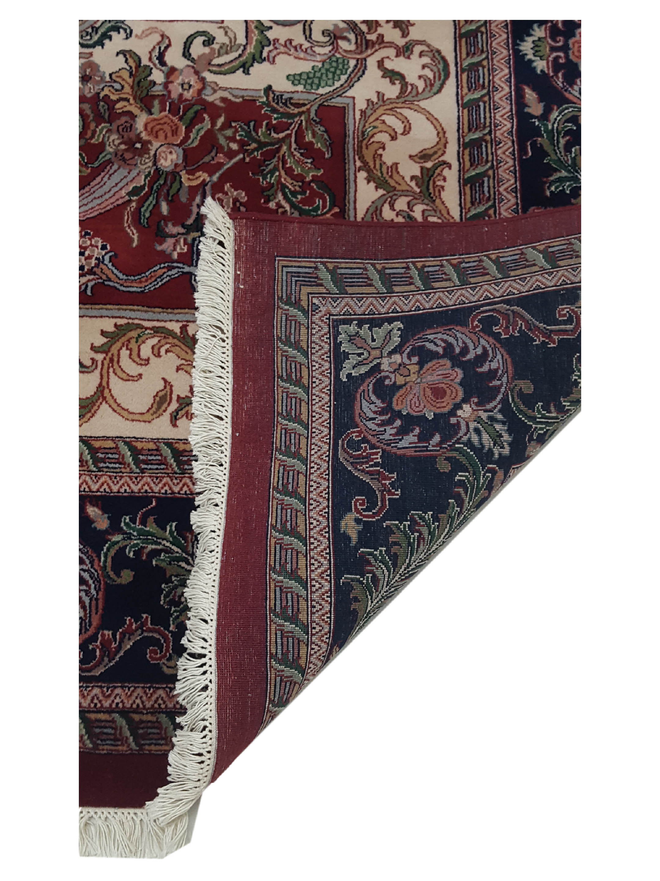 Classic Hand Knotted Red 9x12 - Image 3 of 6