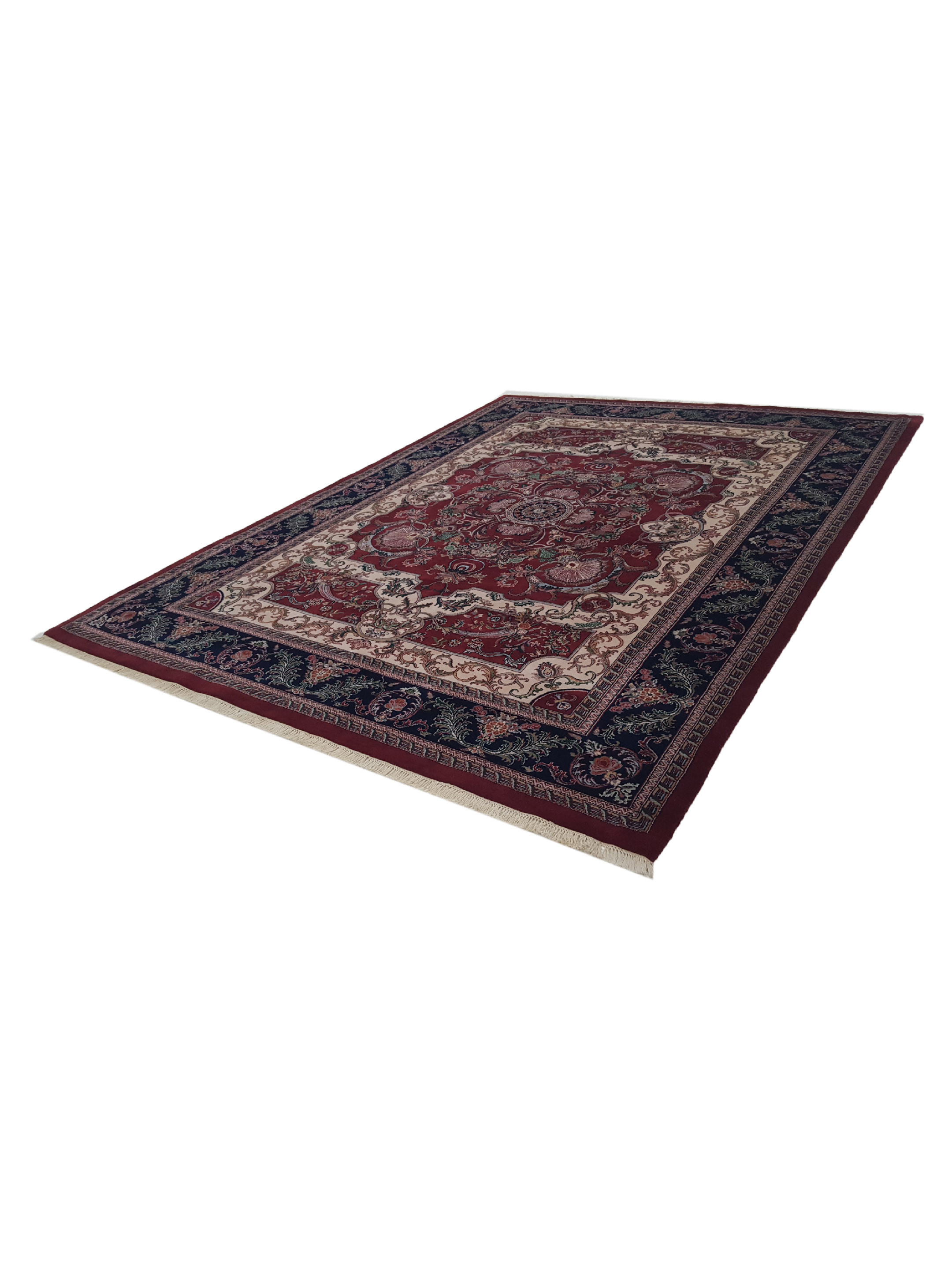 Classic Hand Knotted Red 9x12 - Image 6 of 6