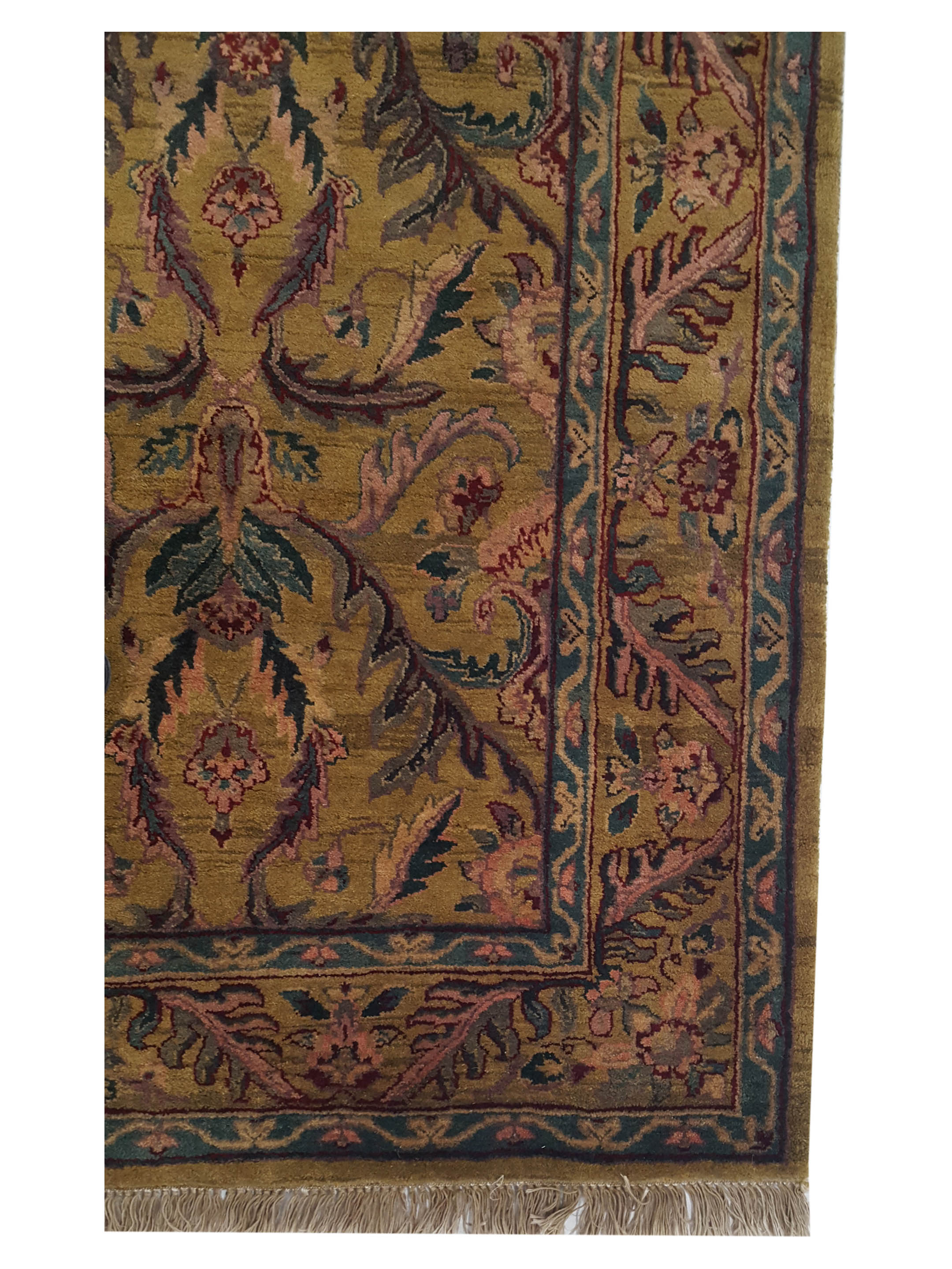 Agra Hand Knotted Gold 5x7 - Image 4 of 6
