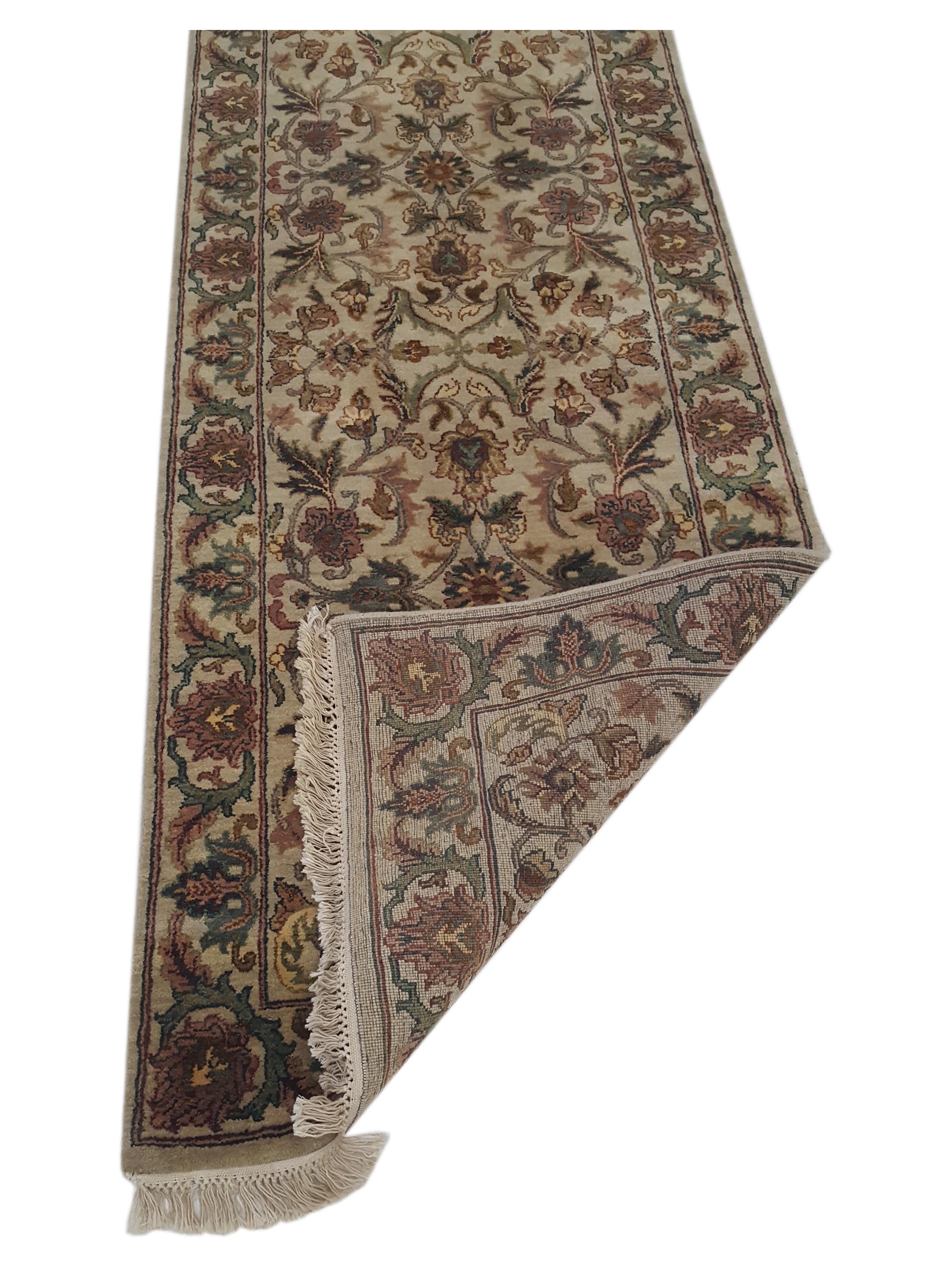 Royal Hand Knotted Ivory 3x10 - Image 3 of 6