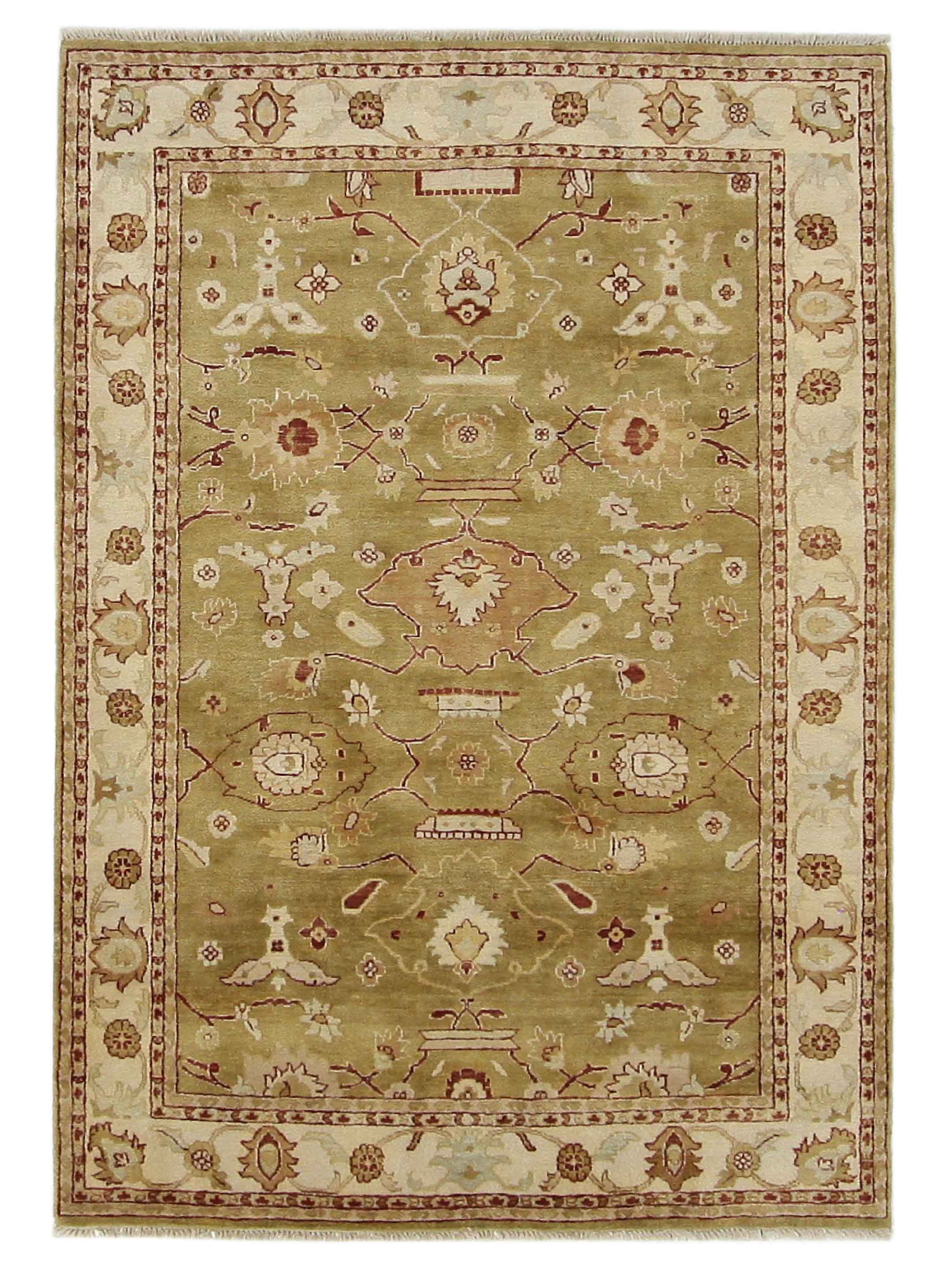 Royal Hand Knotted Gold 6x9