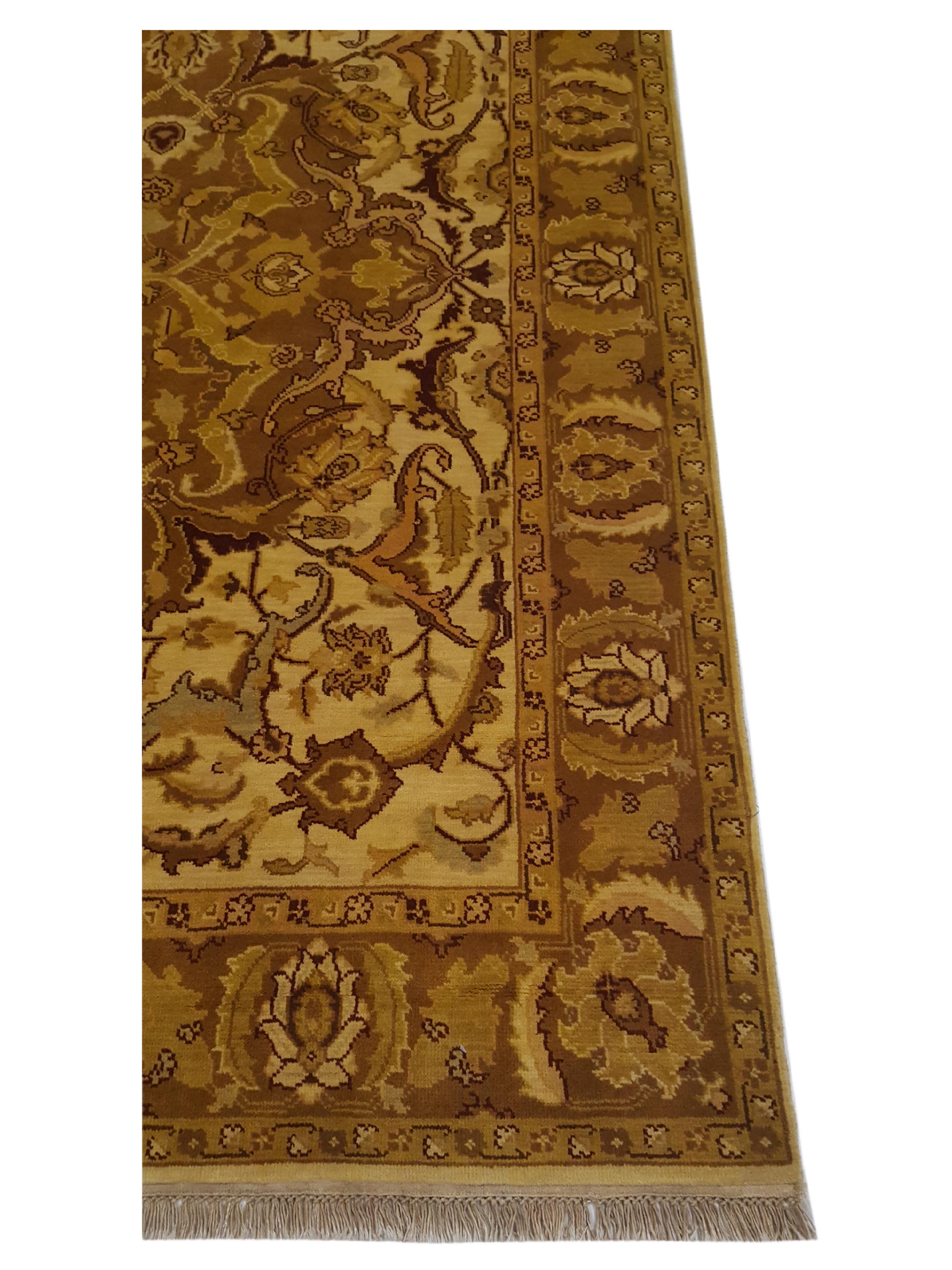 Royal Hand Knotted Gold 6x9 - Image 4 of 6
