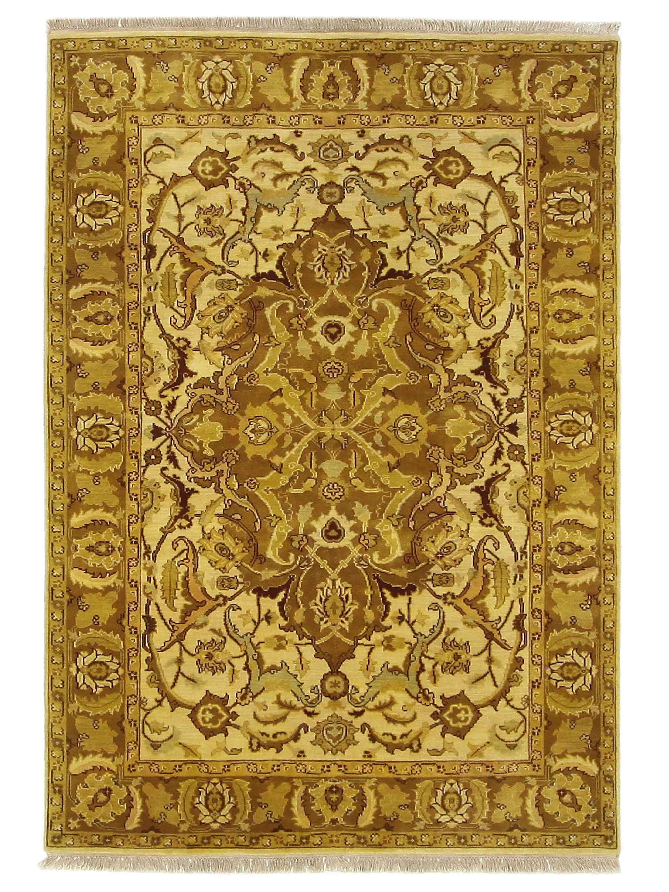 Royal Hand Knotted Gold 6x9